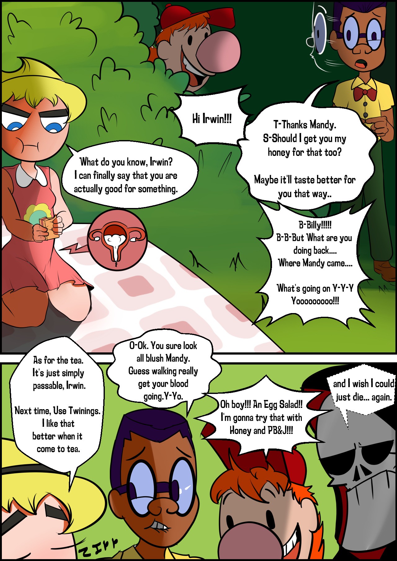The Grim adventure of Billy and Mandy "Irwin Got a Clue" porn comic picture 18