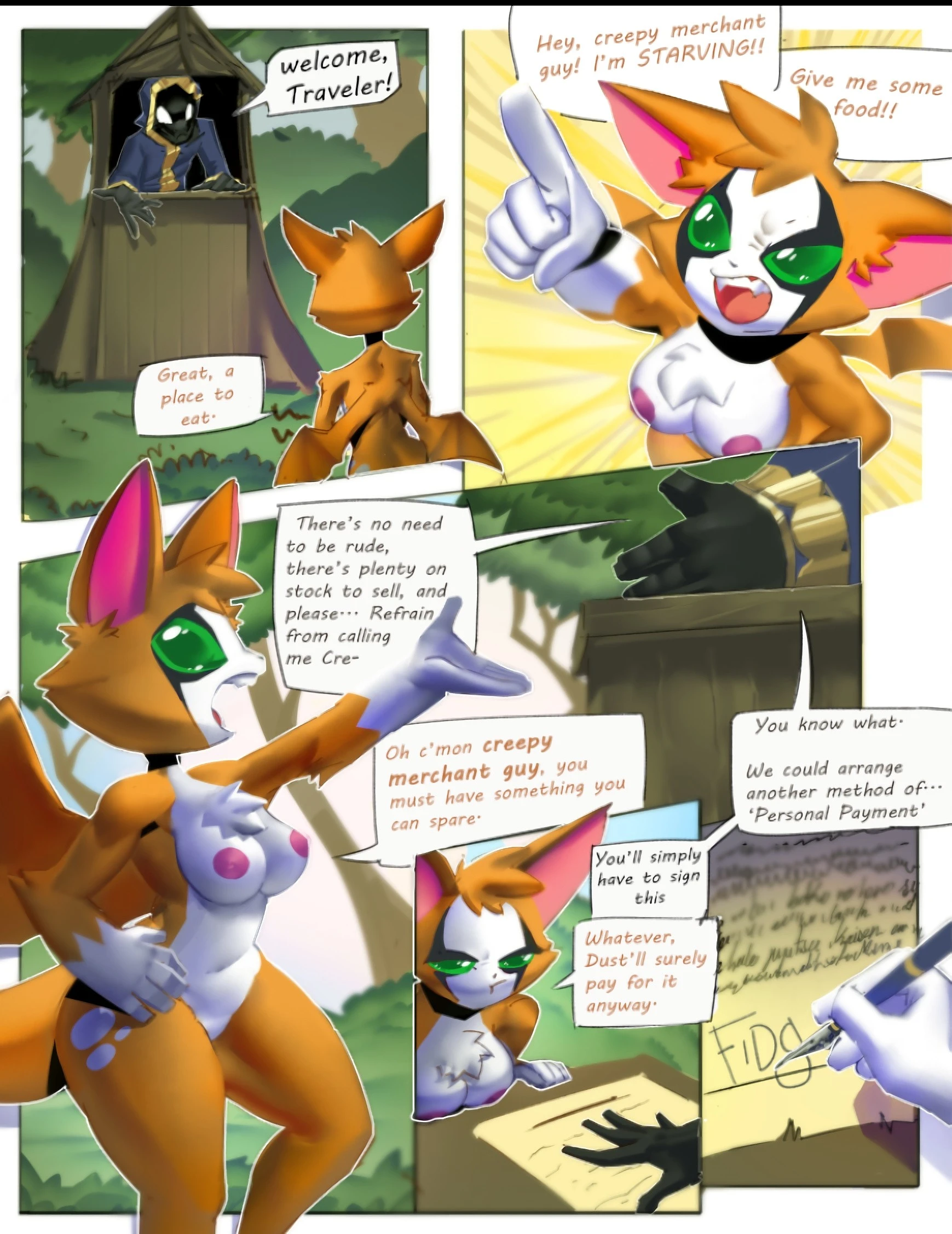 Hopeless Haggler porn comic picture 2