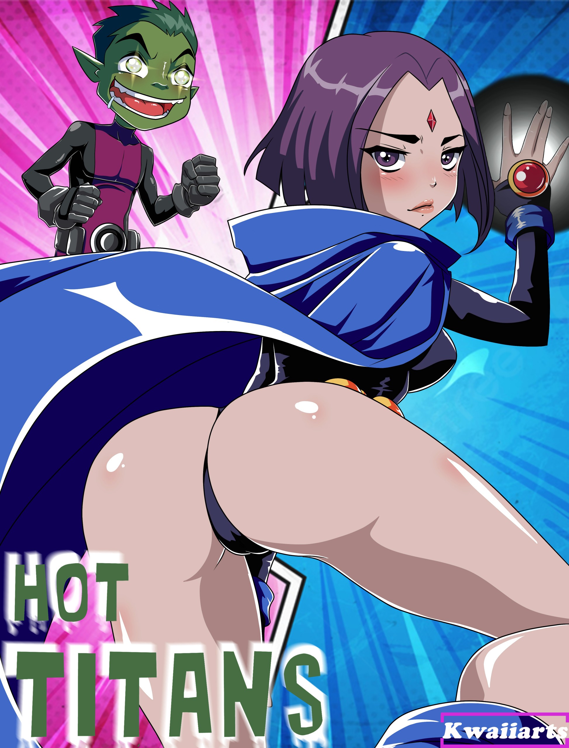 Hot Titans porn comic picture 1
