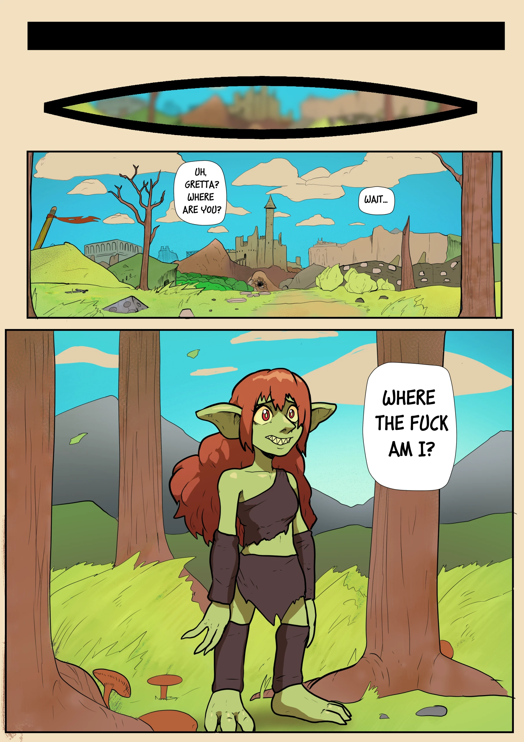 Secret of Goblin Mountains porn comic picture 5