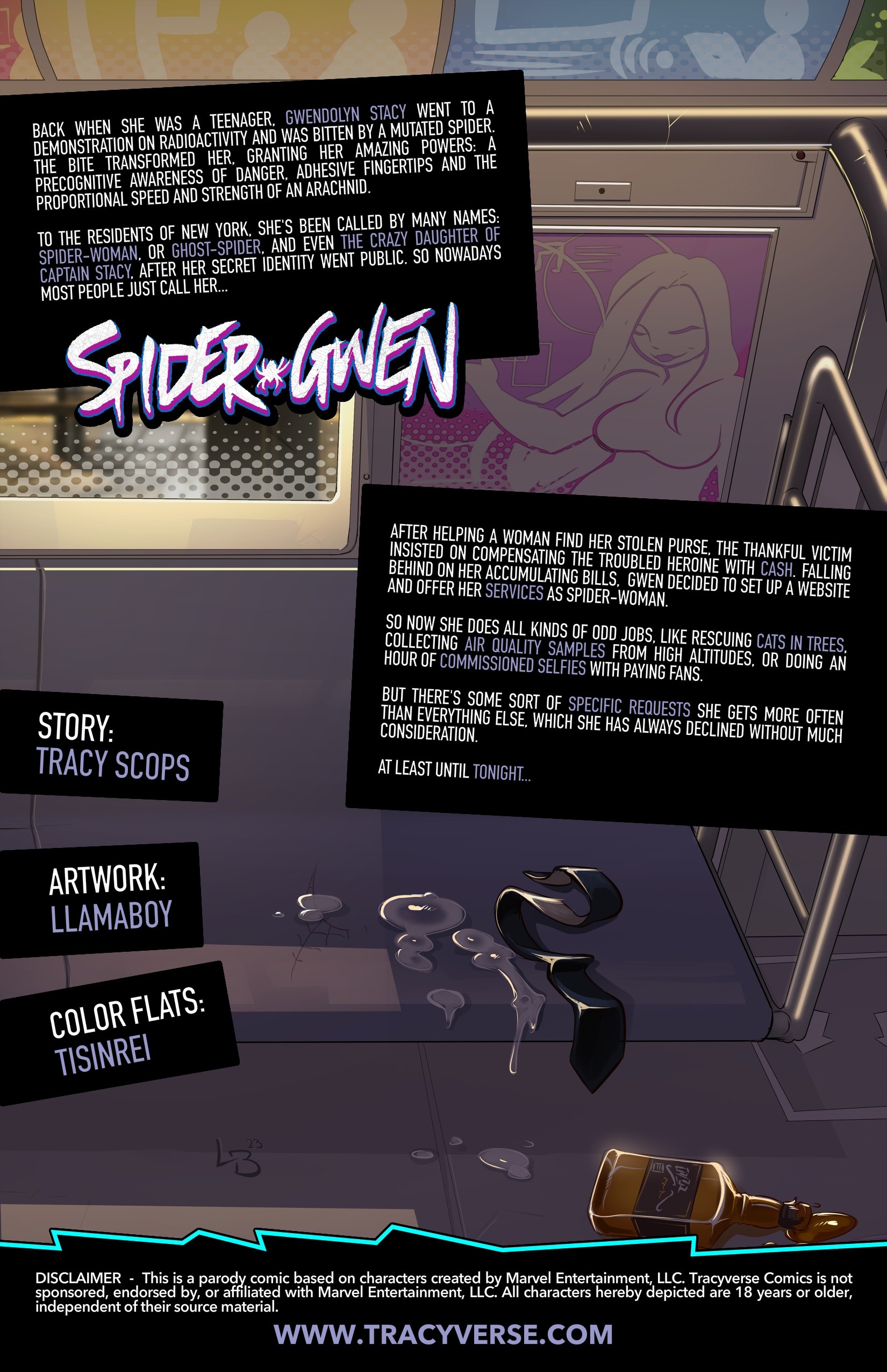 Spider-Gwen Queen of F-Train porn comic picture 2