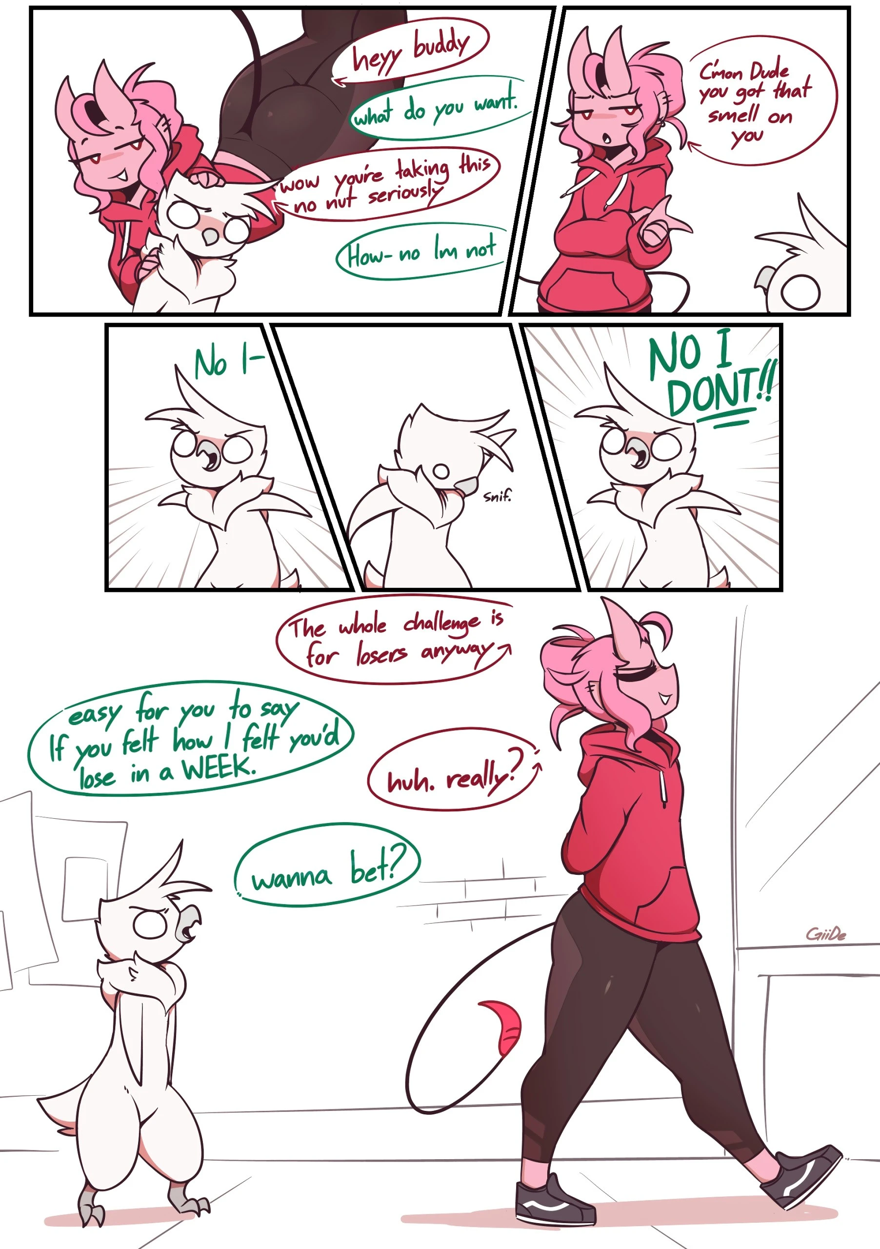 The Bet - GiideNuts porn comic picture 1