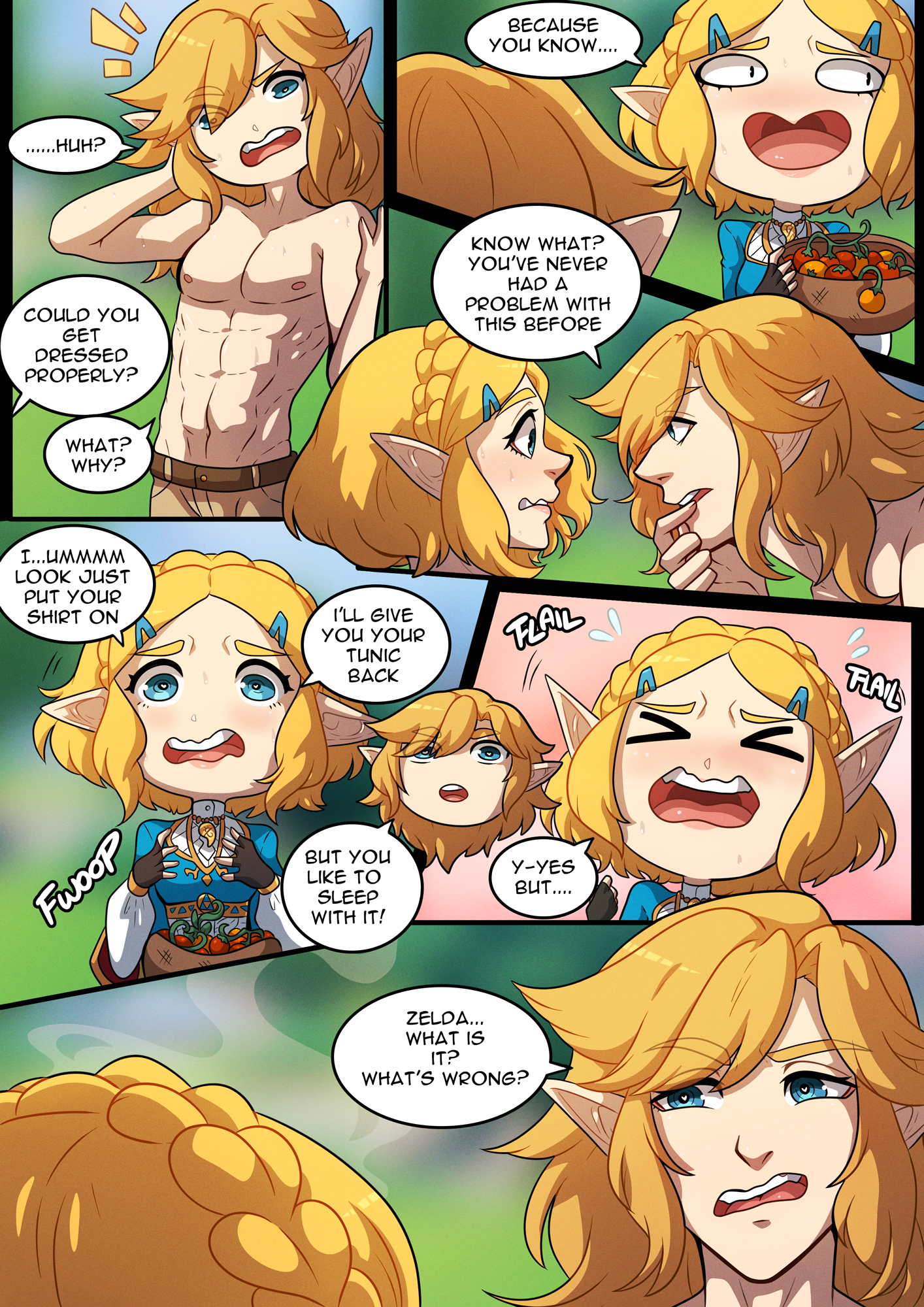 A Night with Zelda porn comic picture 4
