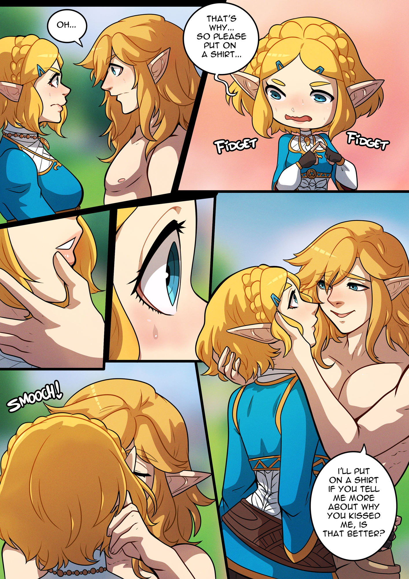 A Night with Zelda porn comic picture 6