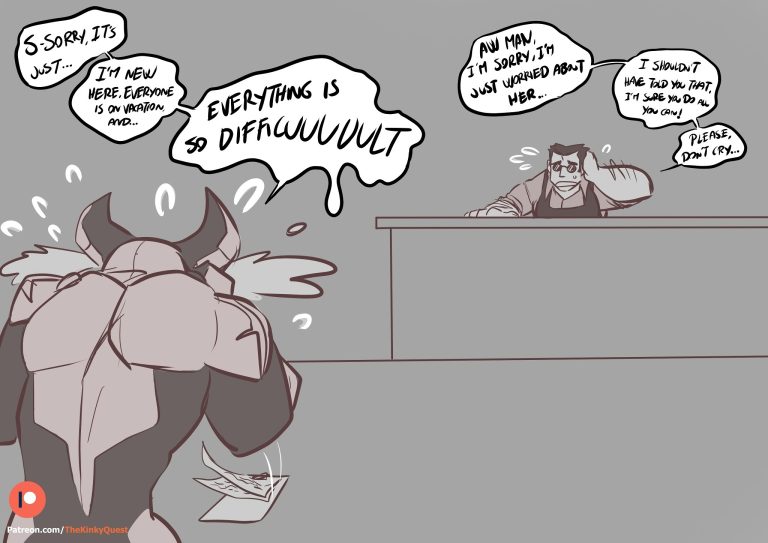 Helltaker and Lucifer porn comic picture 10