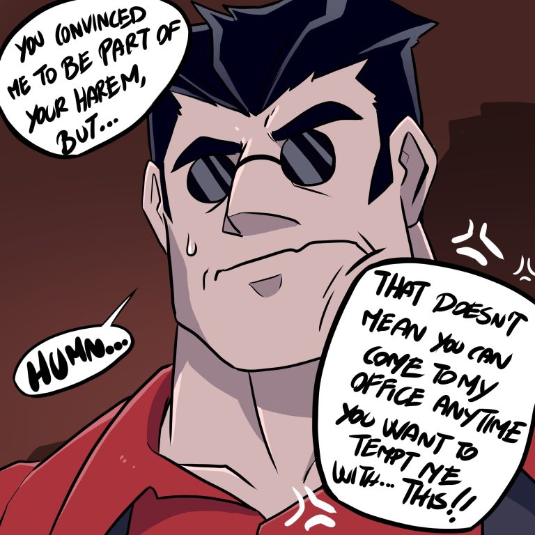 Helltaker and Lucifer porn comic picture 2