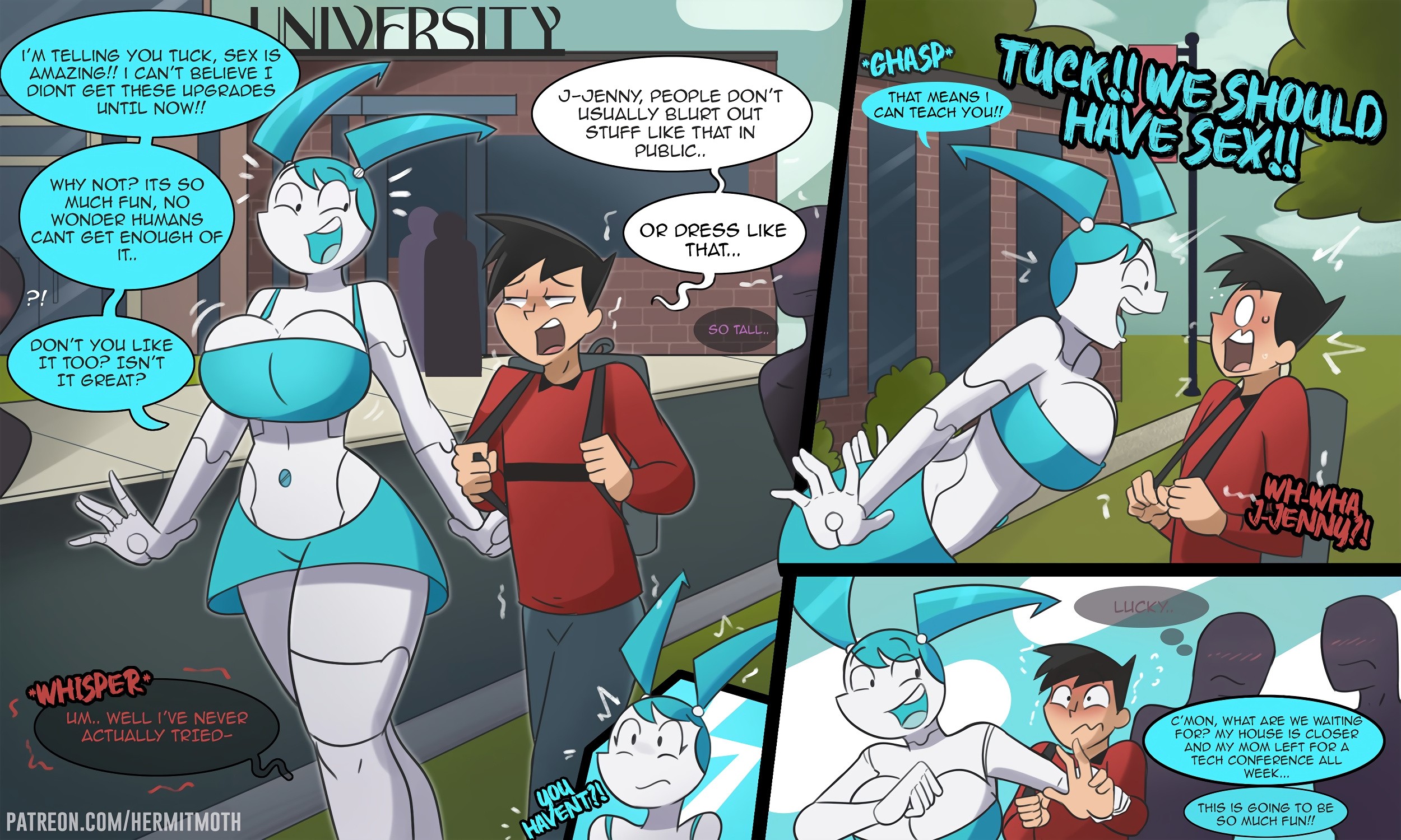 My life as a Teenage Robot - HermitMoth porn comic picture 5