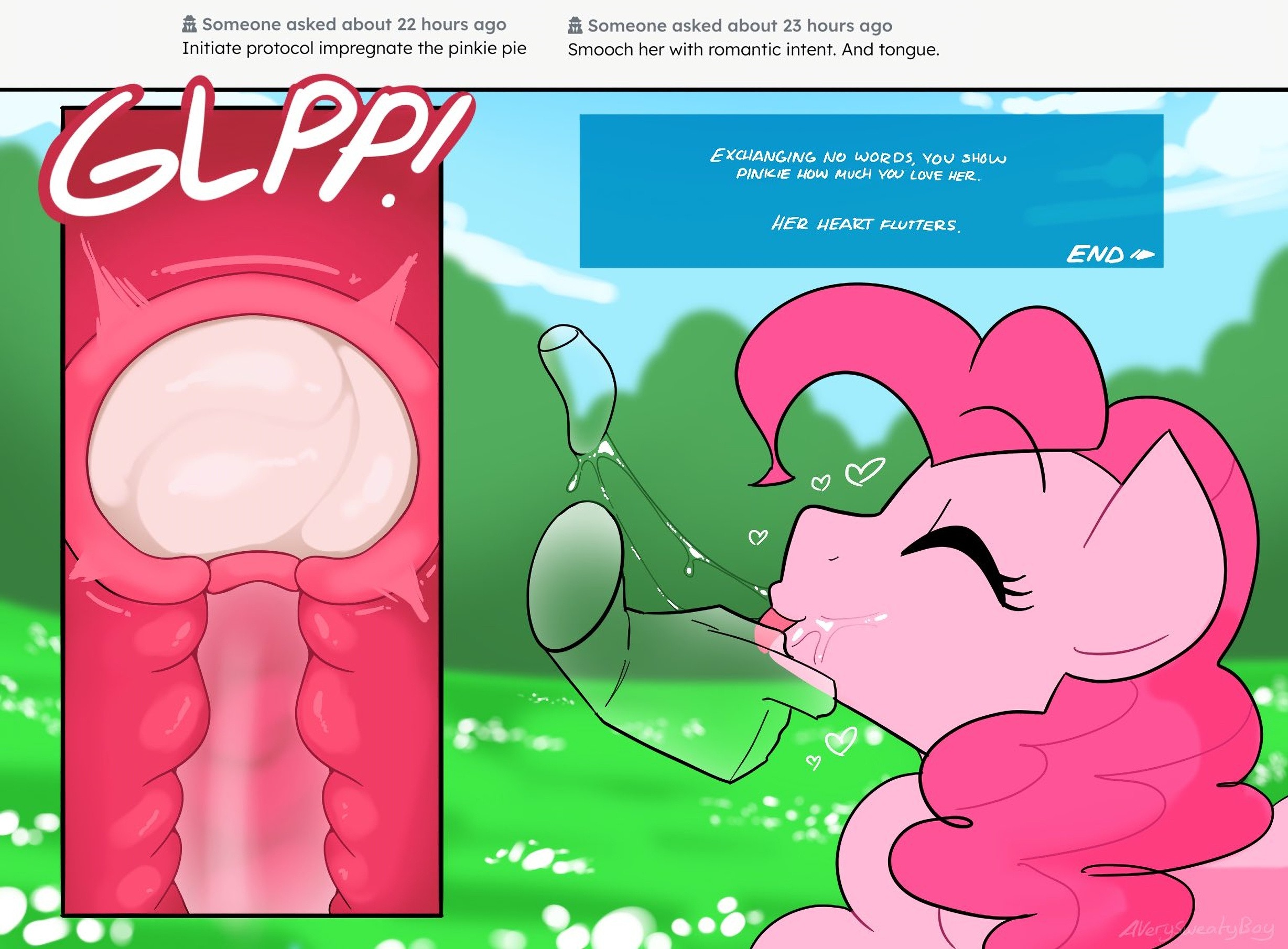 Pinkie Pie Retrospring porn comic picture 14