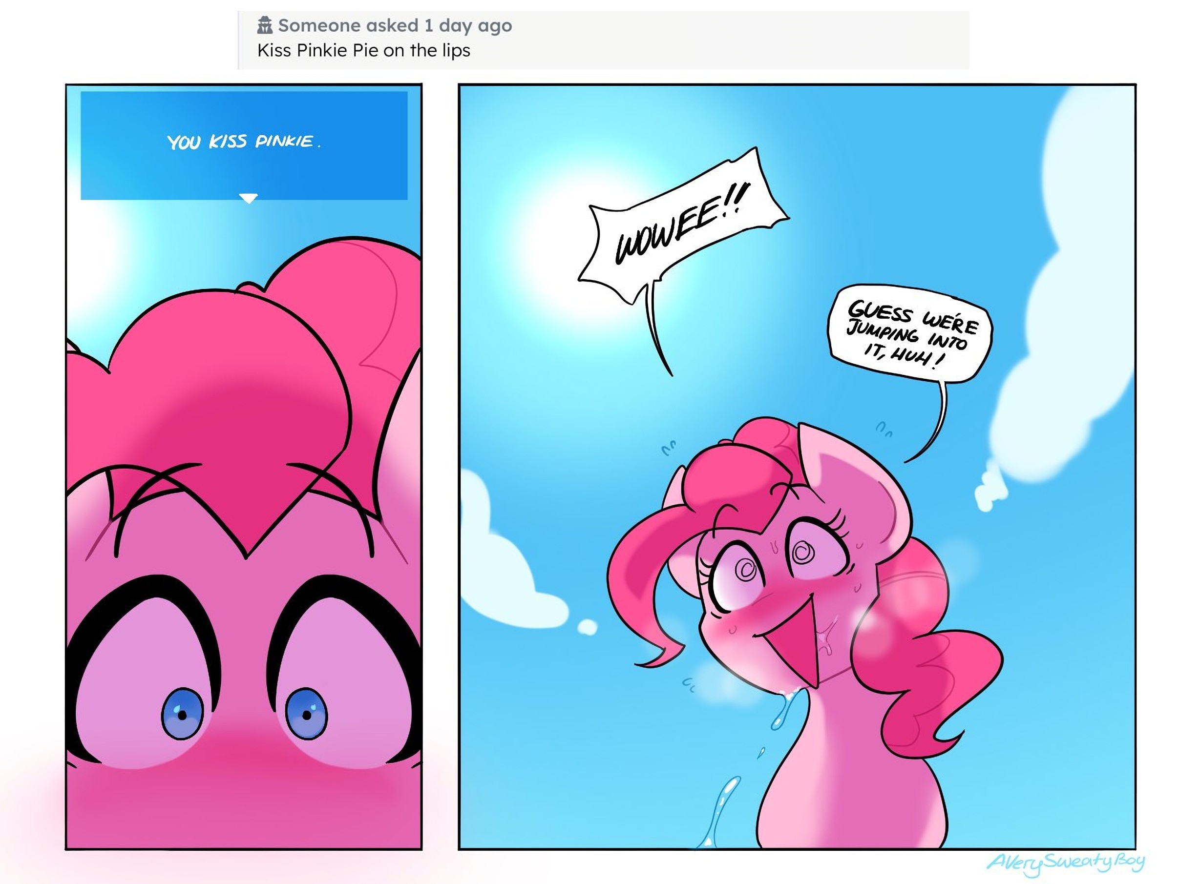 Pinkie Pie Retrospring porn comic picture 4