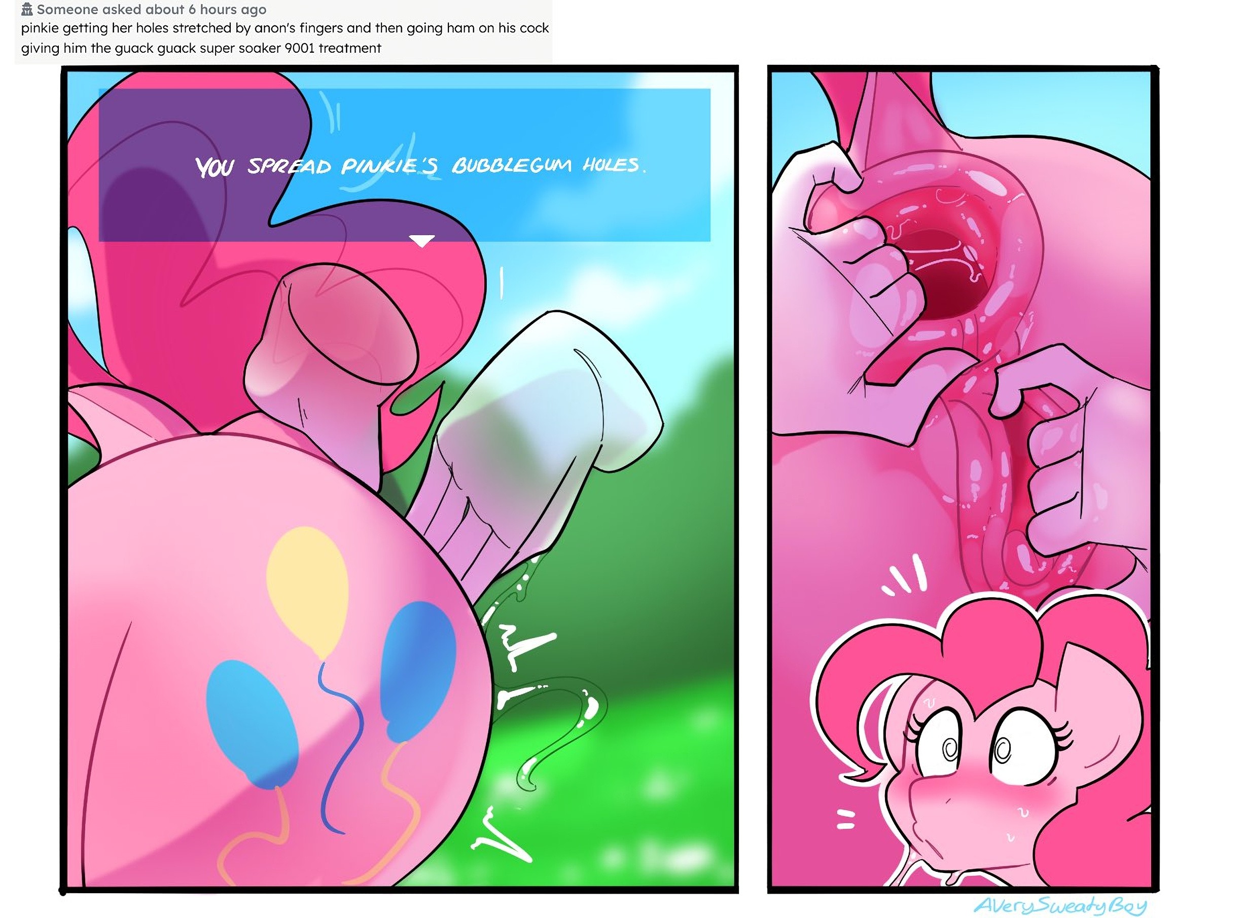 Pinkie Pie Retrospring porn comic picture 9