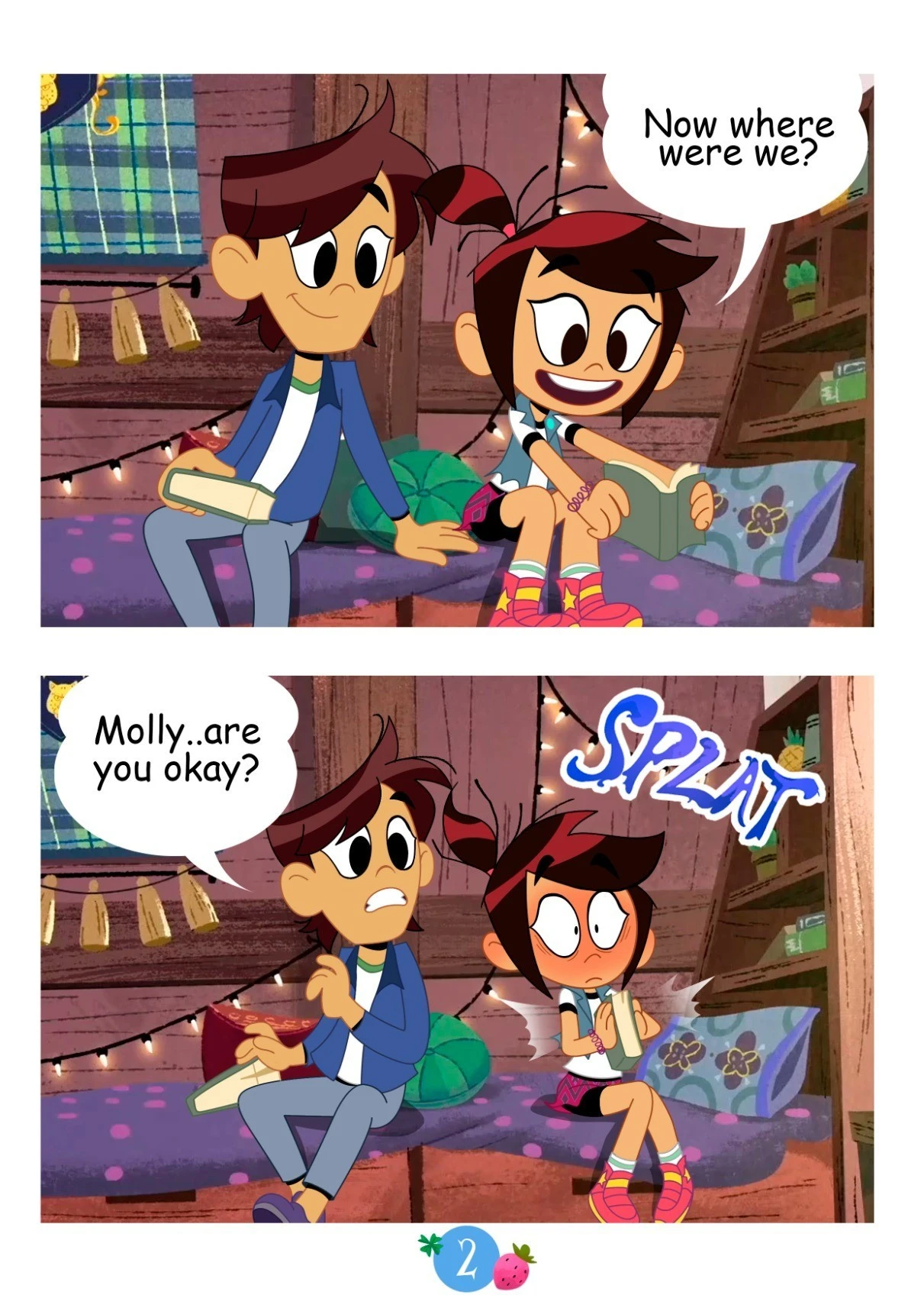 Studying porn comic picture 2