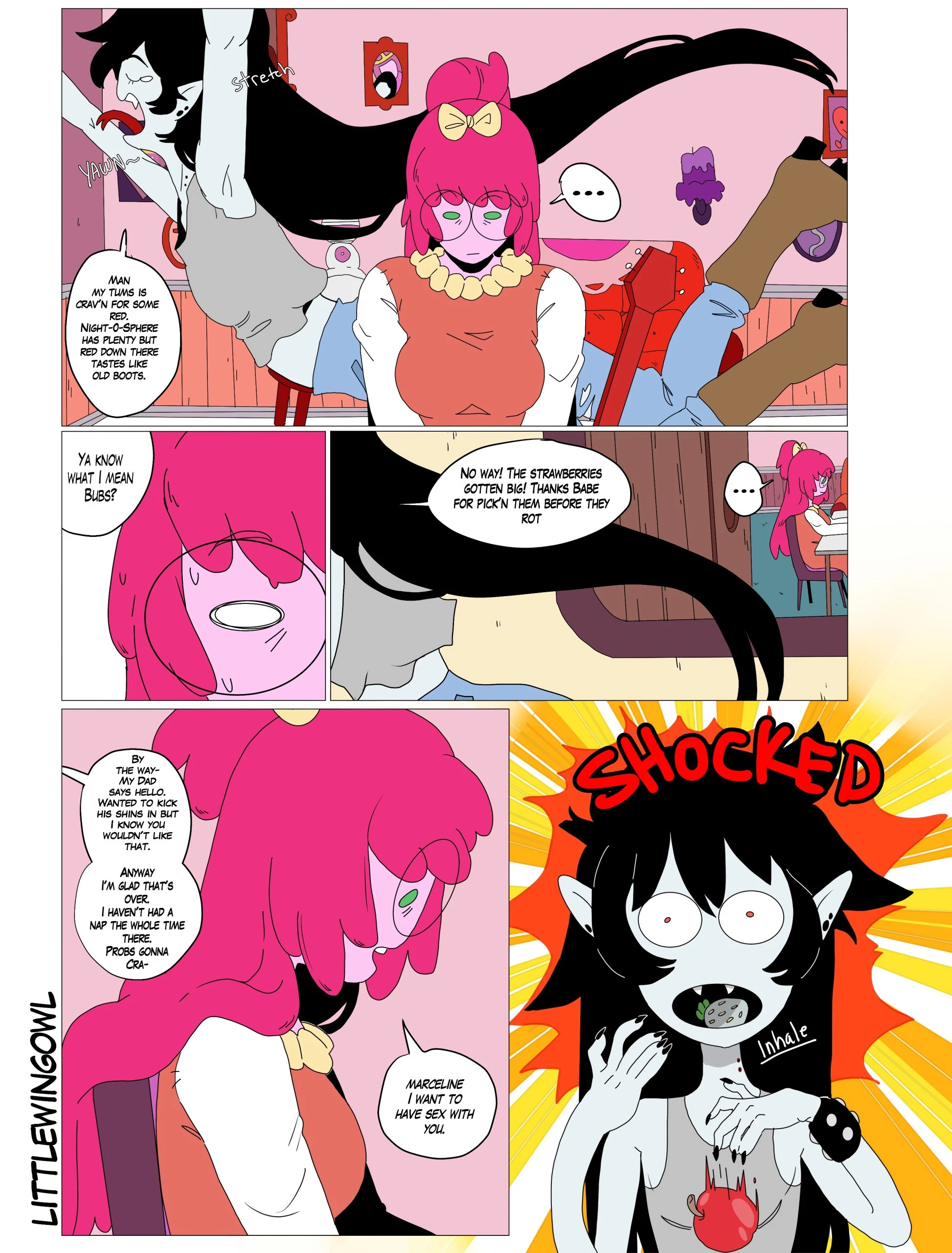 Bubbline porn comic picture 2