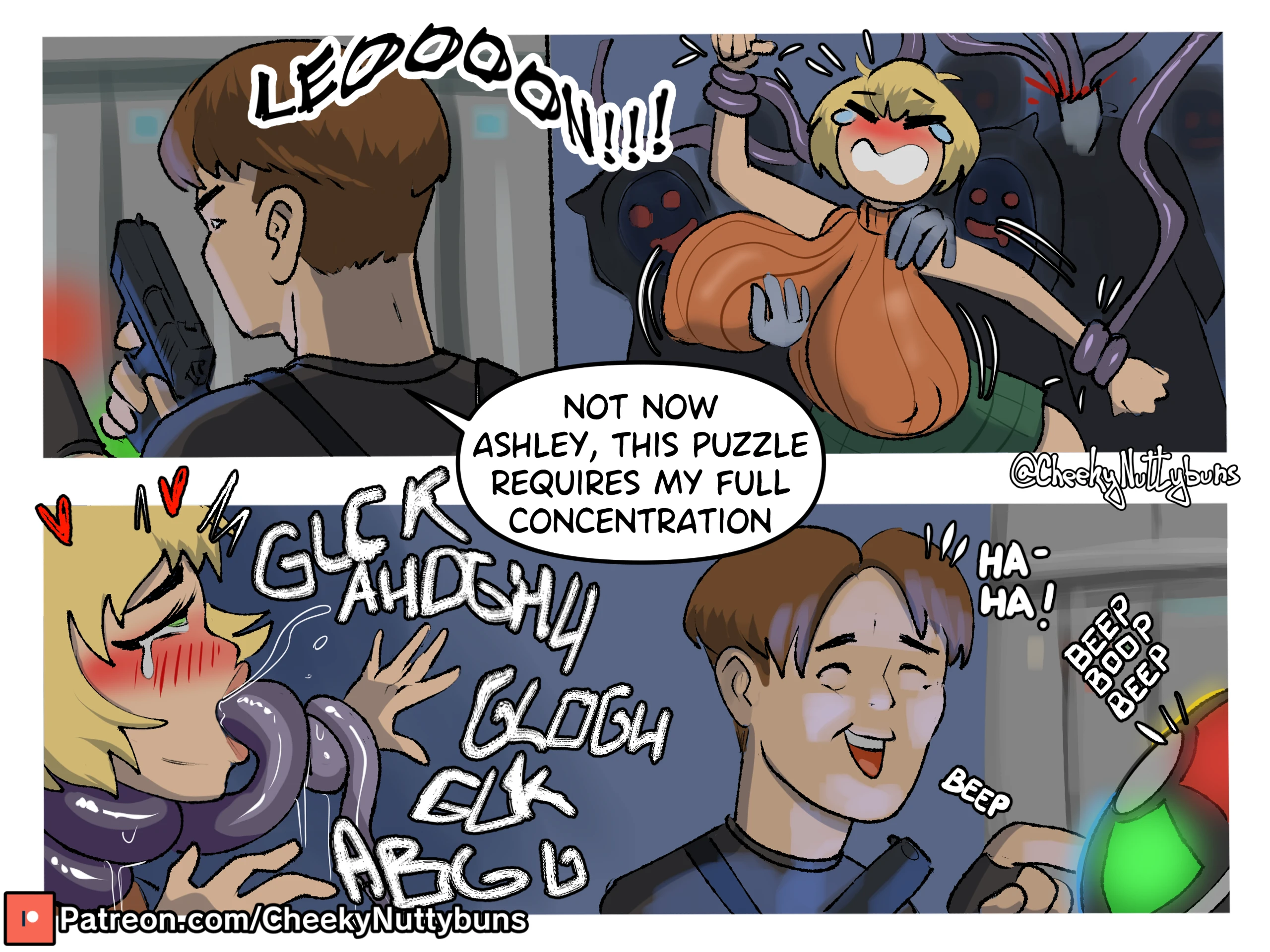 Cheeky Strips! - Ashley porn comic picture 3