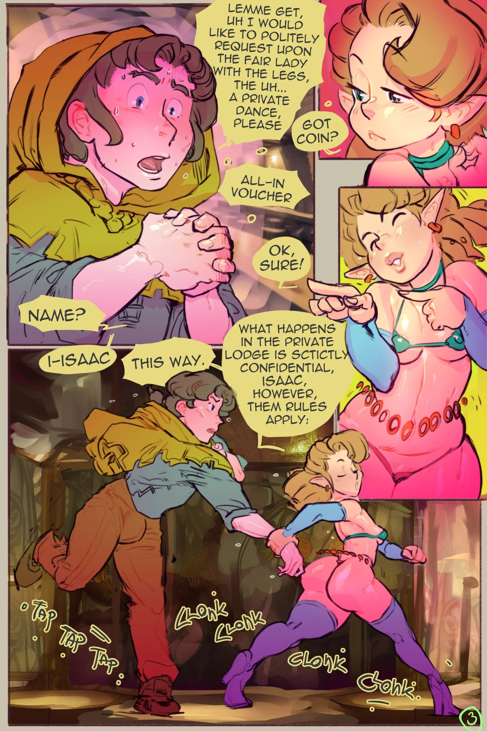 One Lucky Night porn comic picture 3