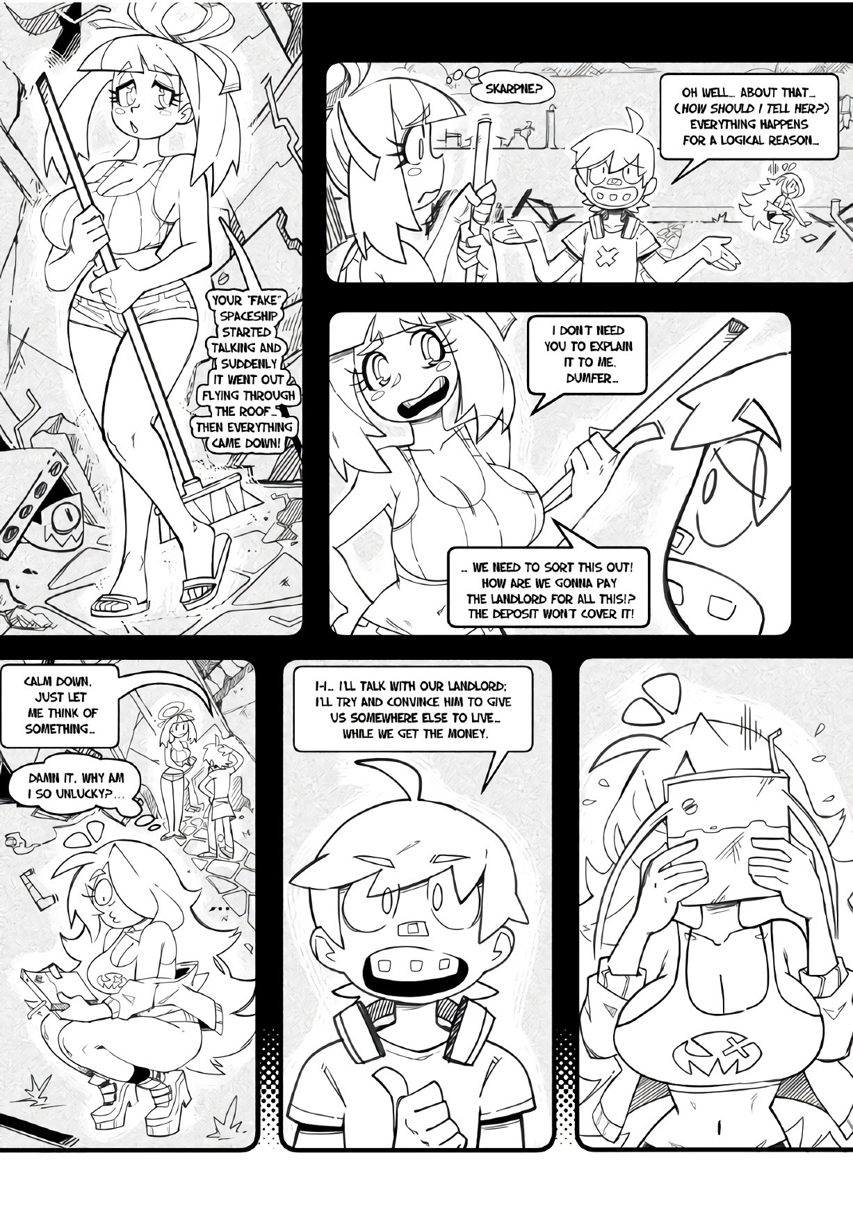Skarpworld 11: La Petite Mort porn comic picture 28