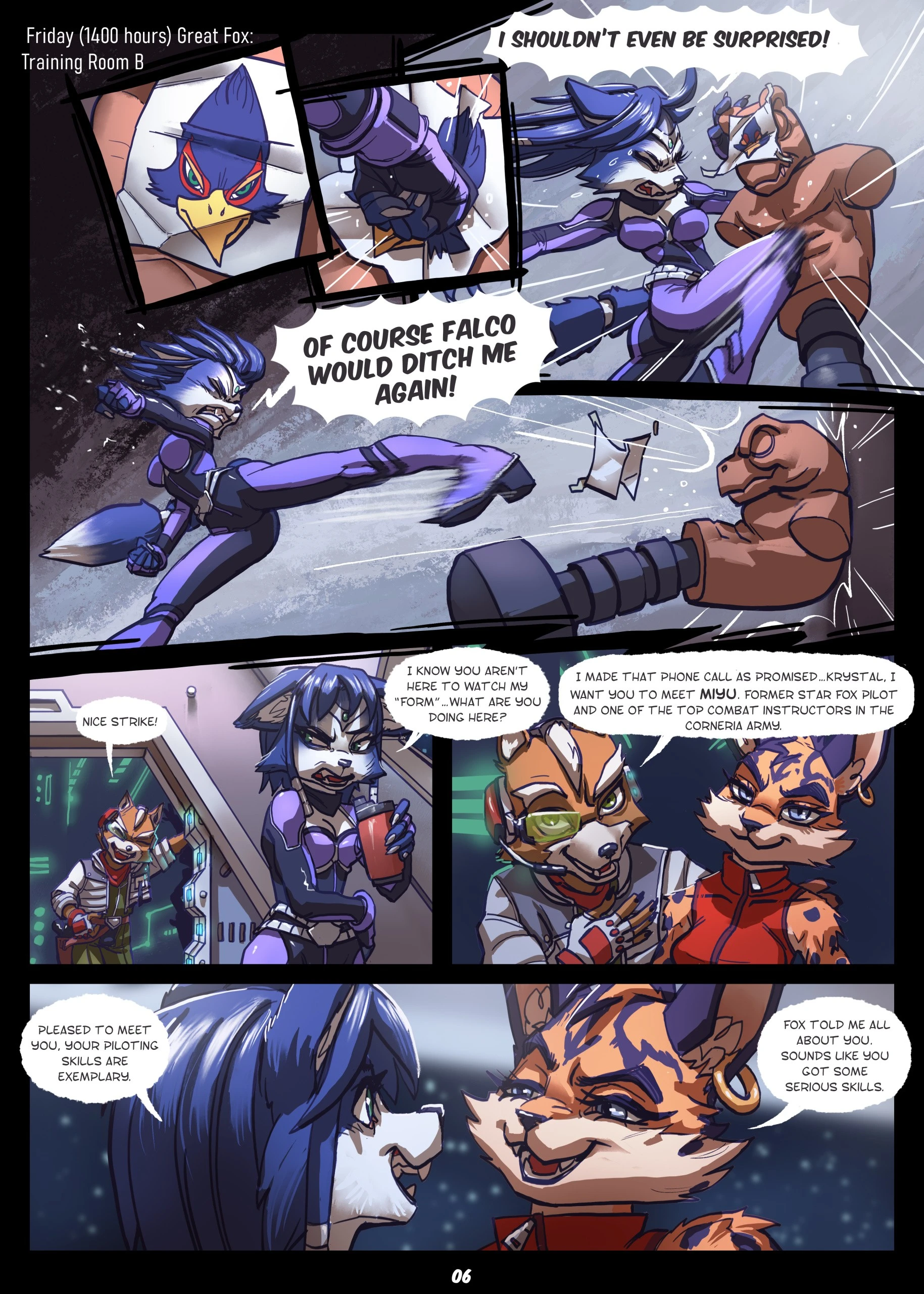 Starfox: Alternative Training Methods porn comic picture 8