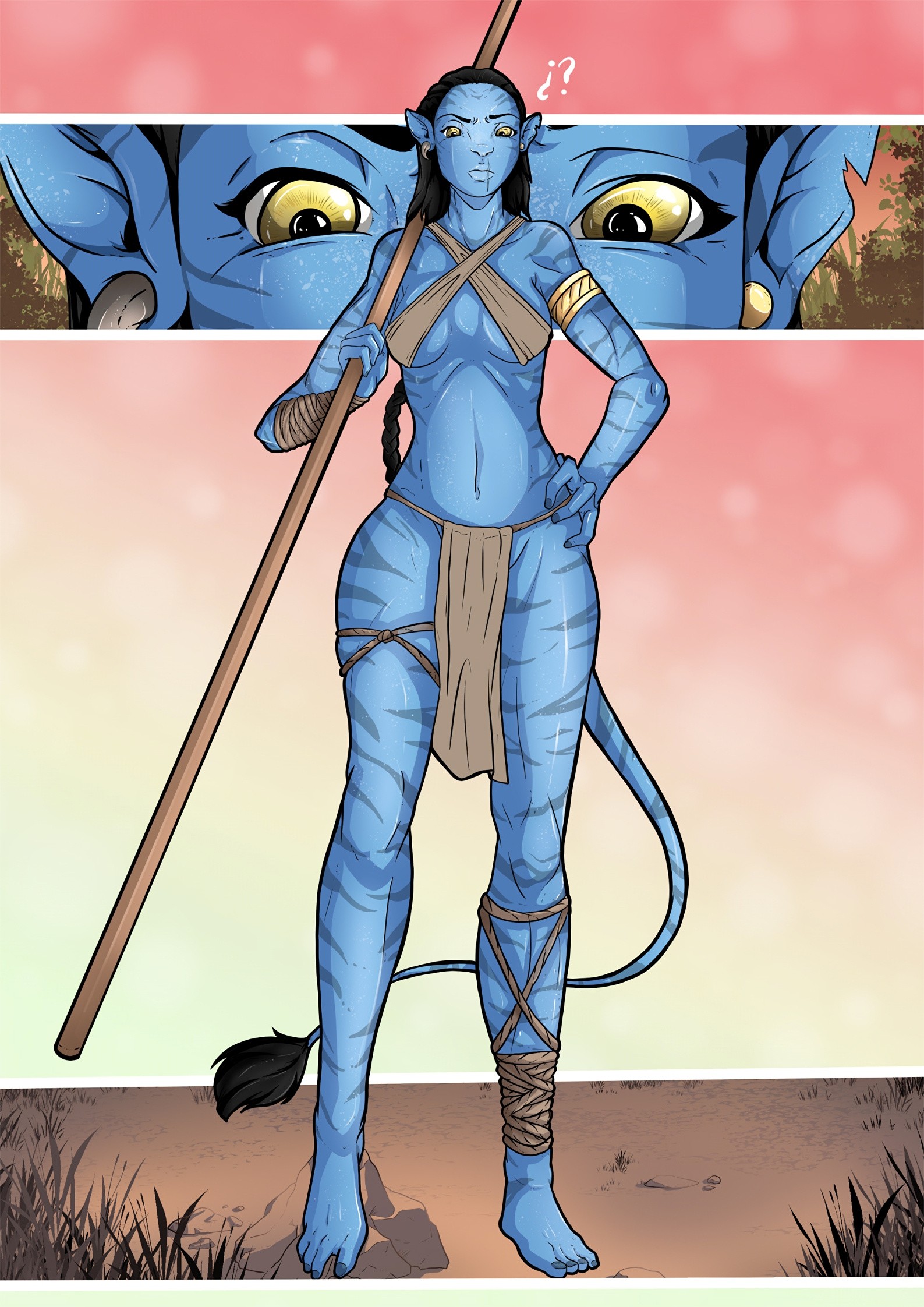 Avatar Na'vi porn comic picture 1