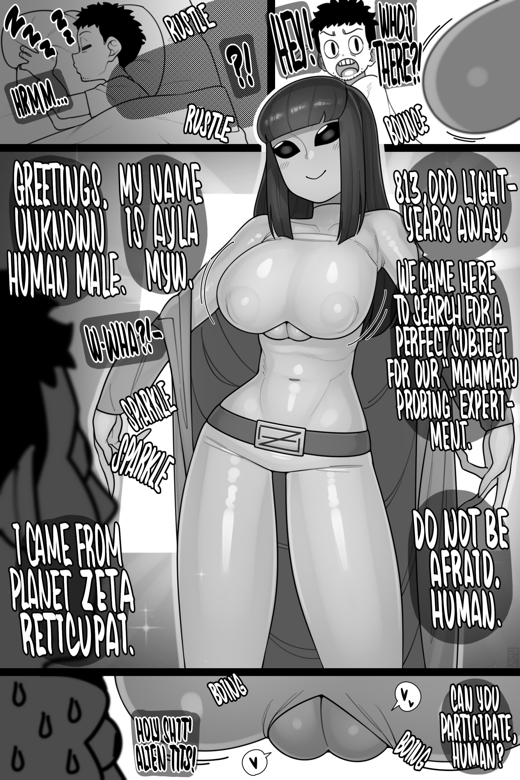 Ayla Myw the Alien Girl porn comic picture 1