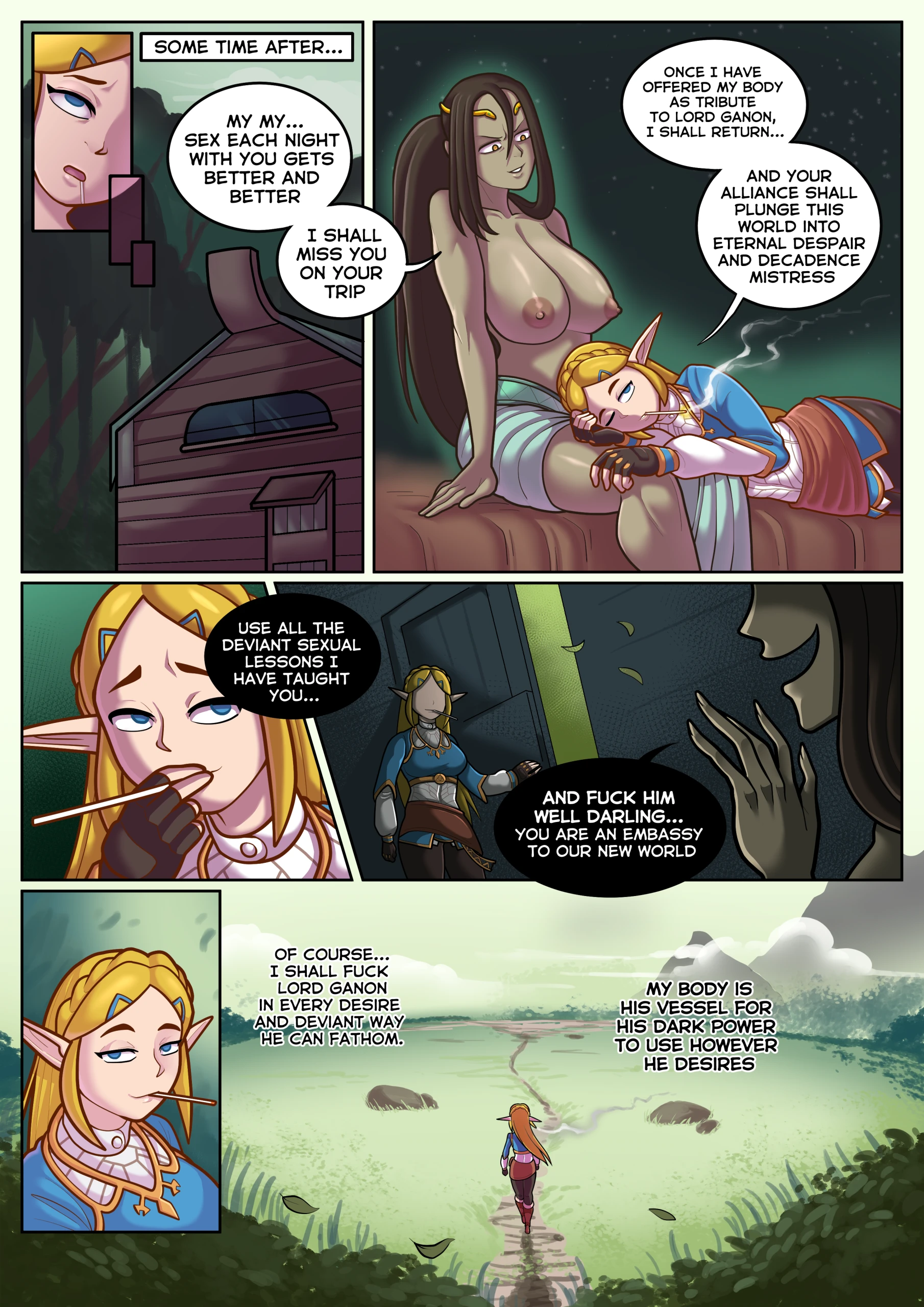Dark Witch of Lost Woods porn comic picture 11