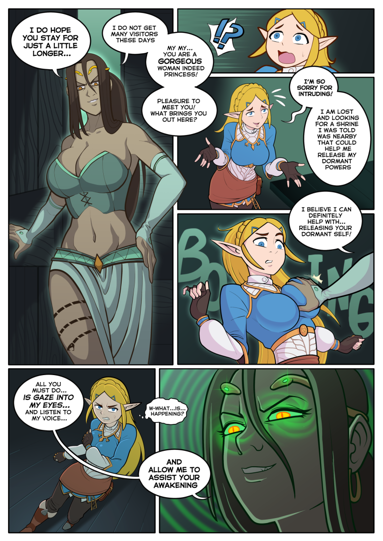 Dark Witch of Lost Woods porn comic picture 3