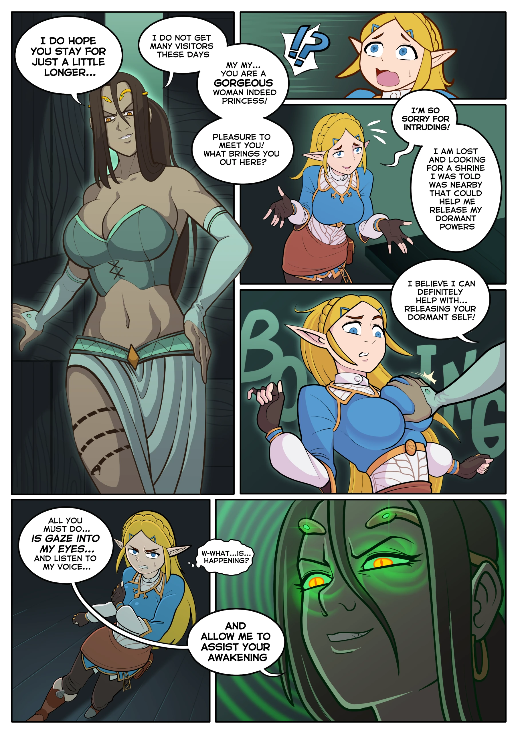 Dark Witch of Lost Woods porn comic picture 3
