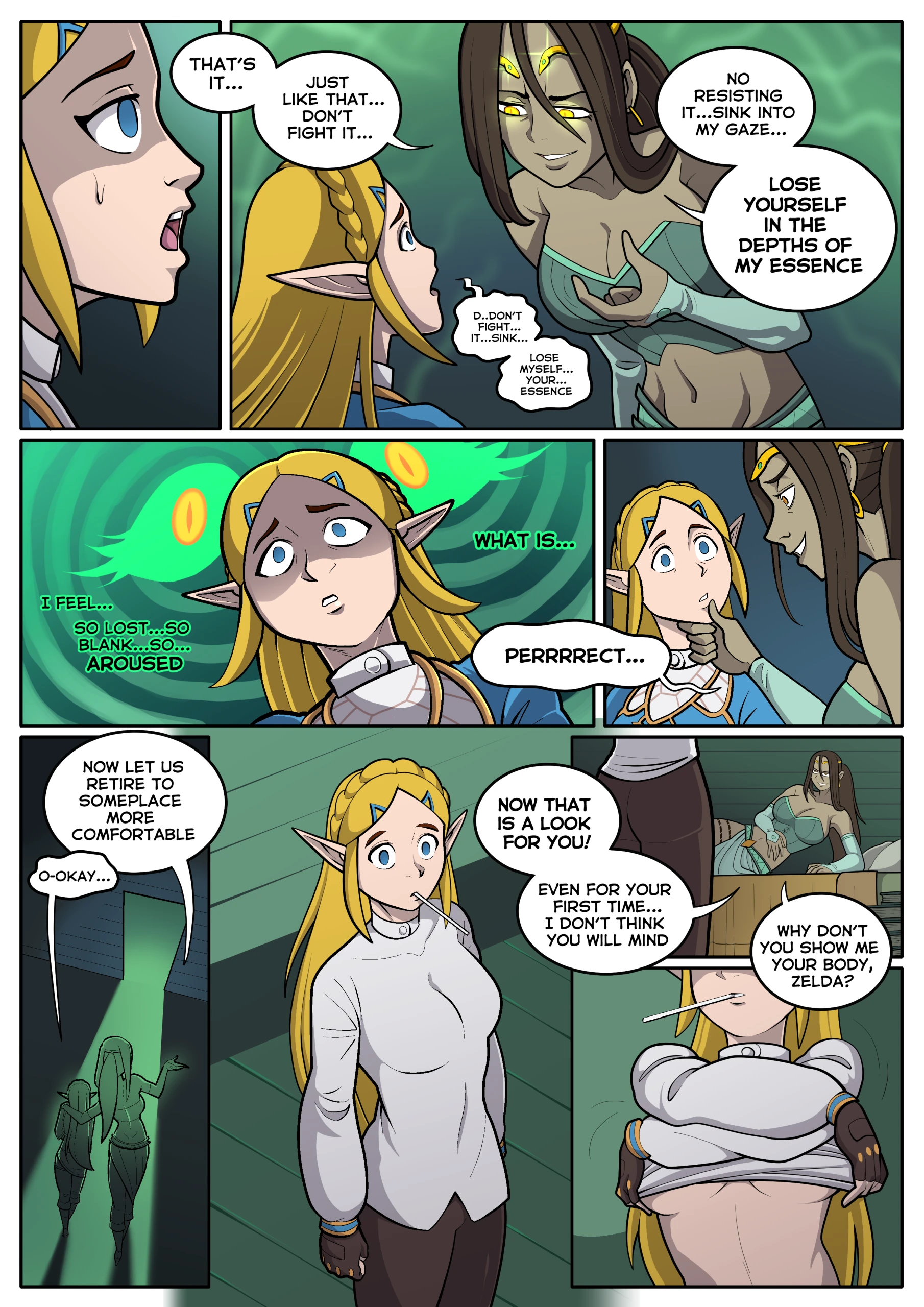 Dark Witch of Lost Woods porn comic picture 4