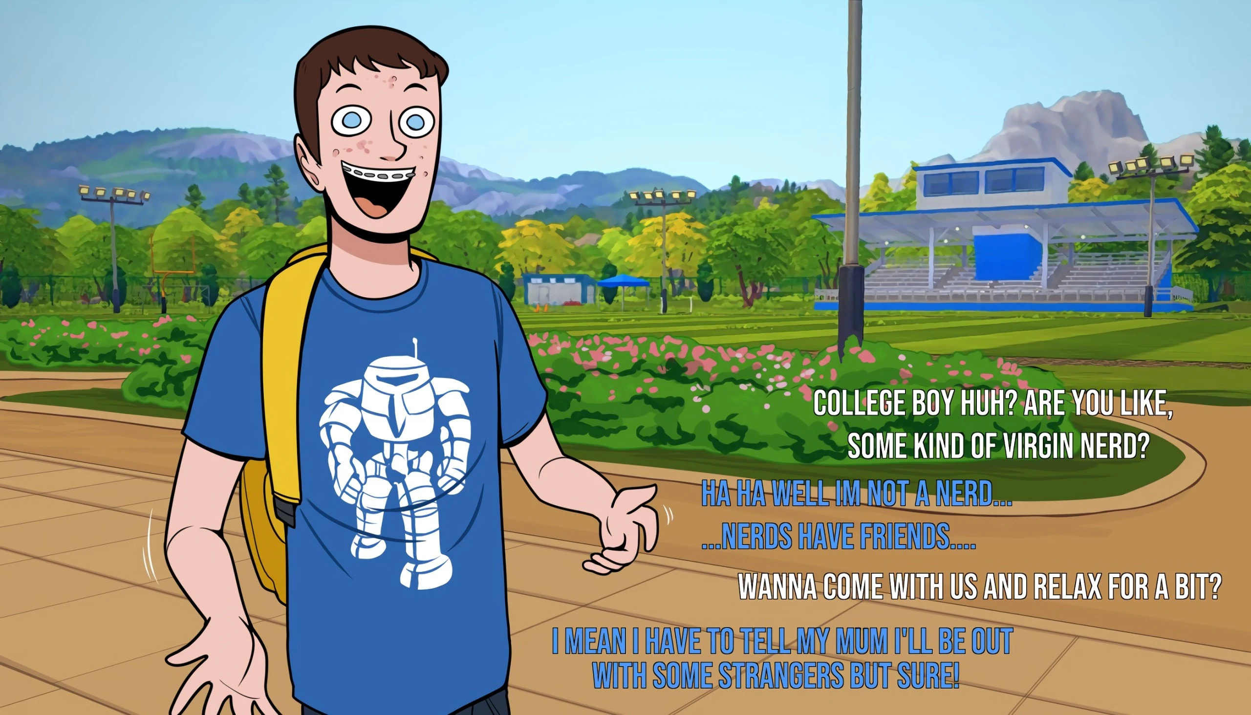 Debuteens 'DJ on the Prowl for Virgin College Students' porn comic picture 2