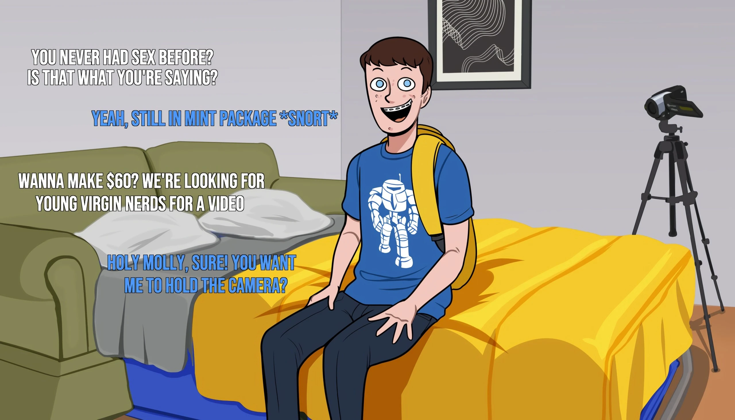 Debuteens 'DJ on the Prowl for Virgin College Students' porn comic picture 3