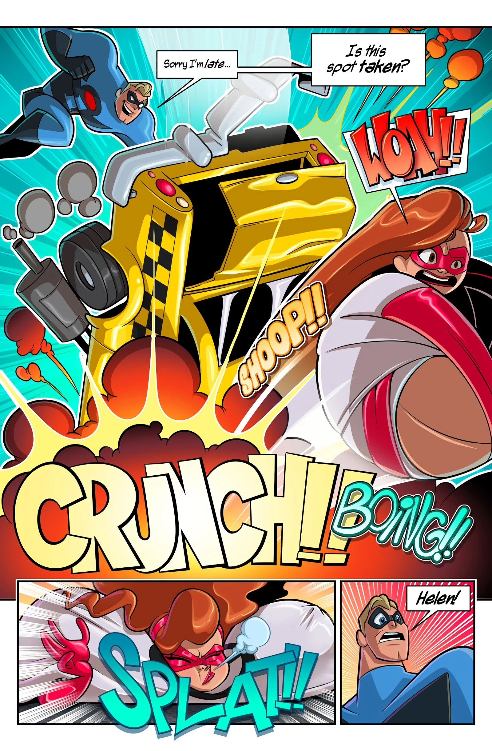 Elastigal: One Fight Stand porn comic picture 7