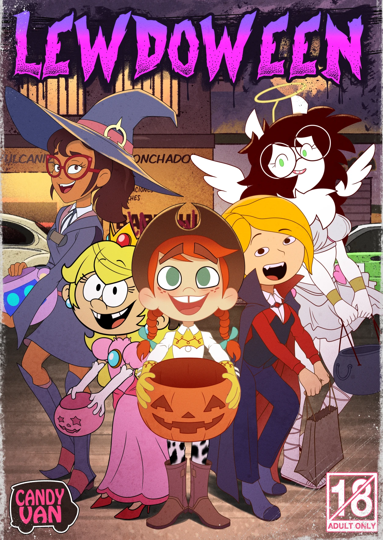 Lewdoween 2023 porn comic picture 1
