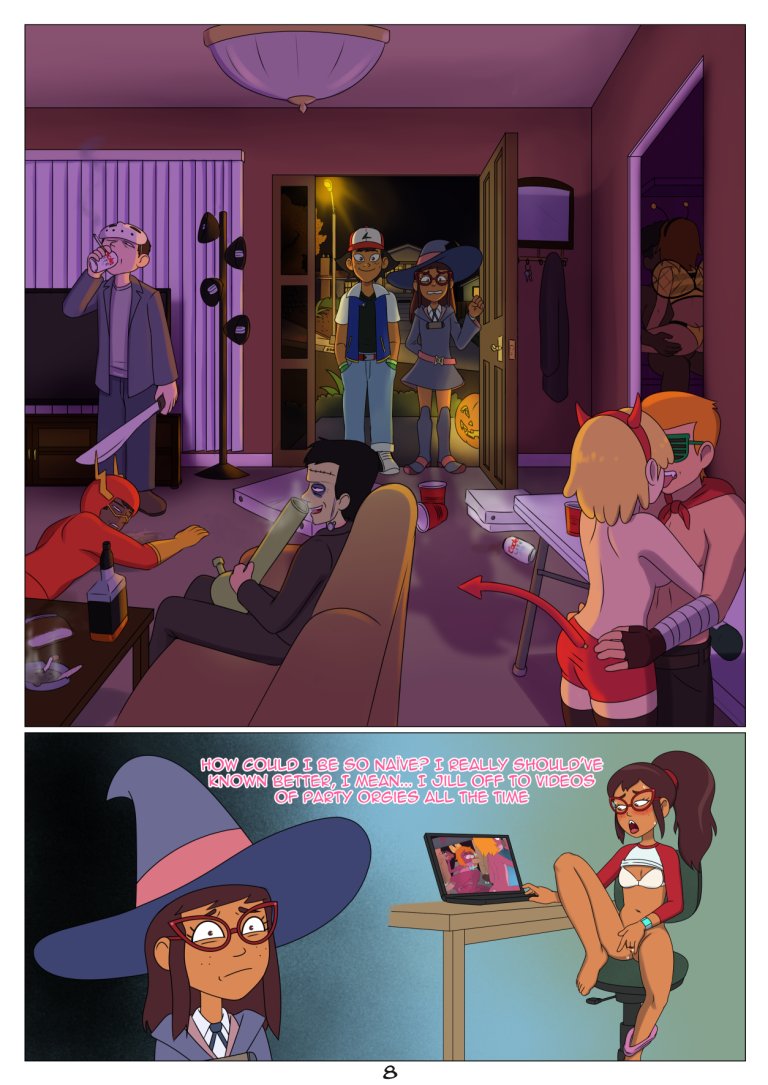 Lewdoween 2023 porn comic picture 10