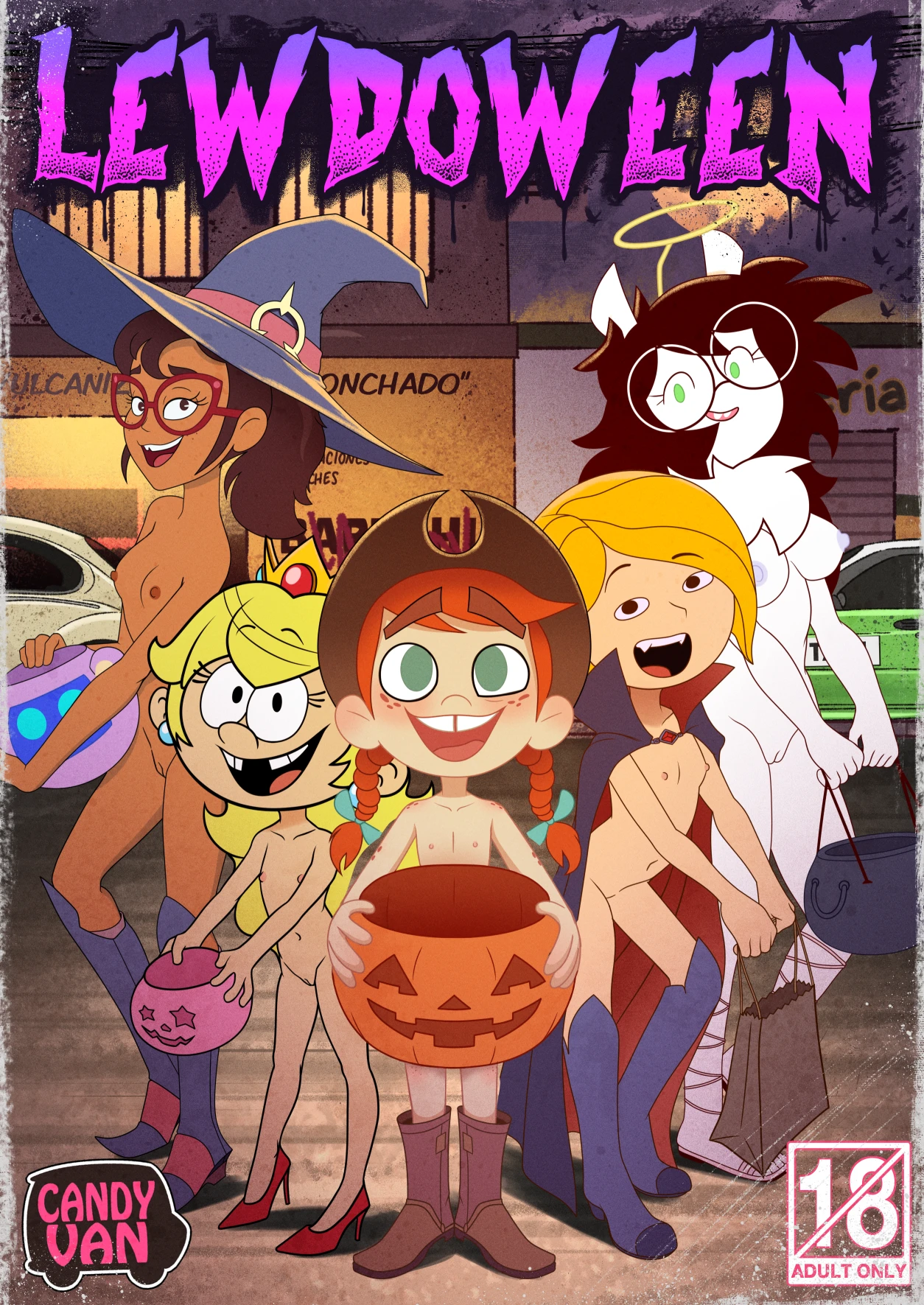 Lewdoween 2023 porn comic picture 2