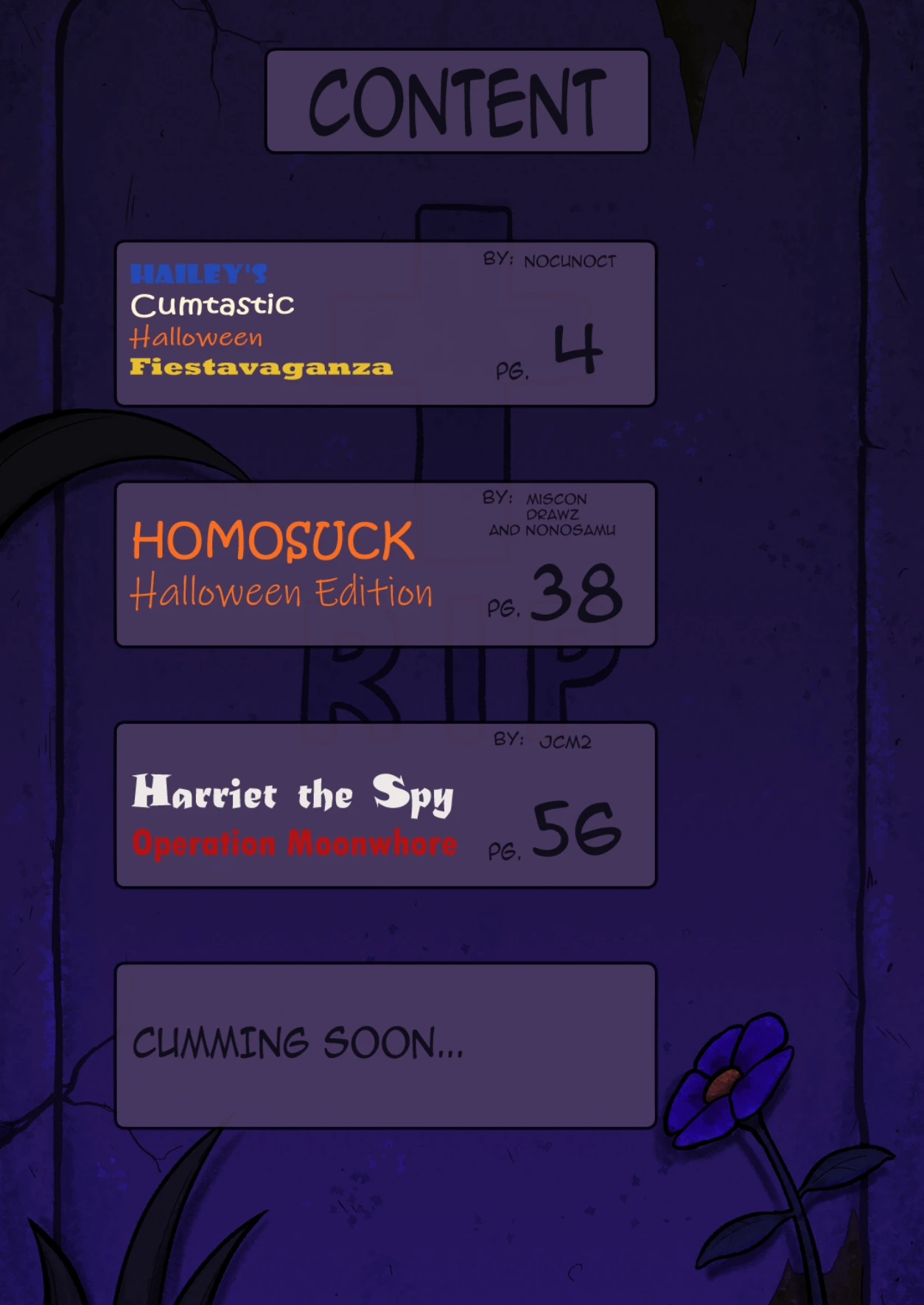 Lewdoween 2023 porn comic picture 5