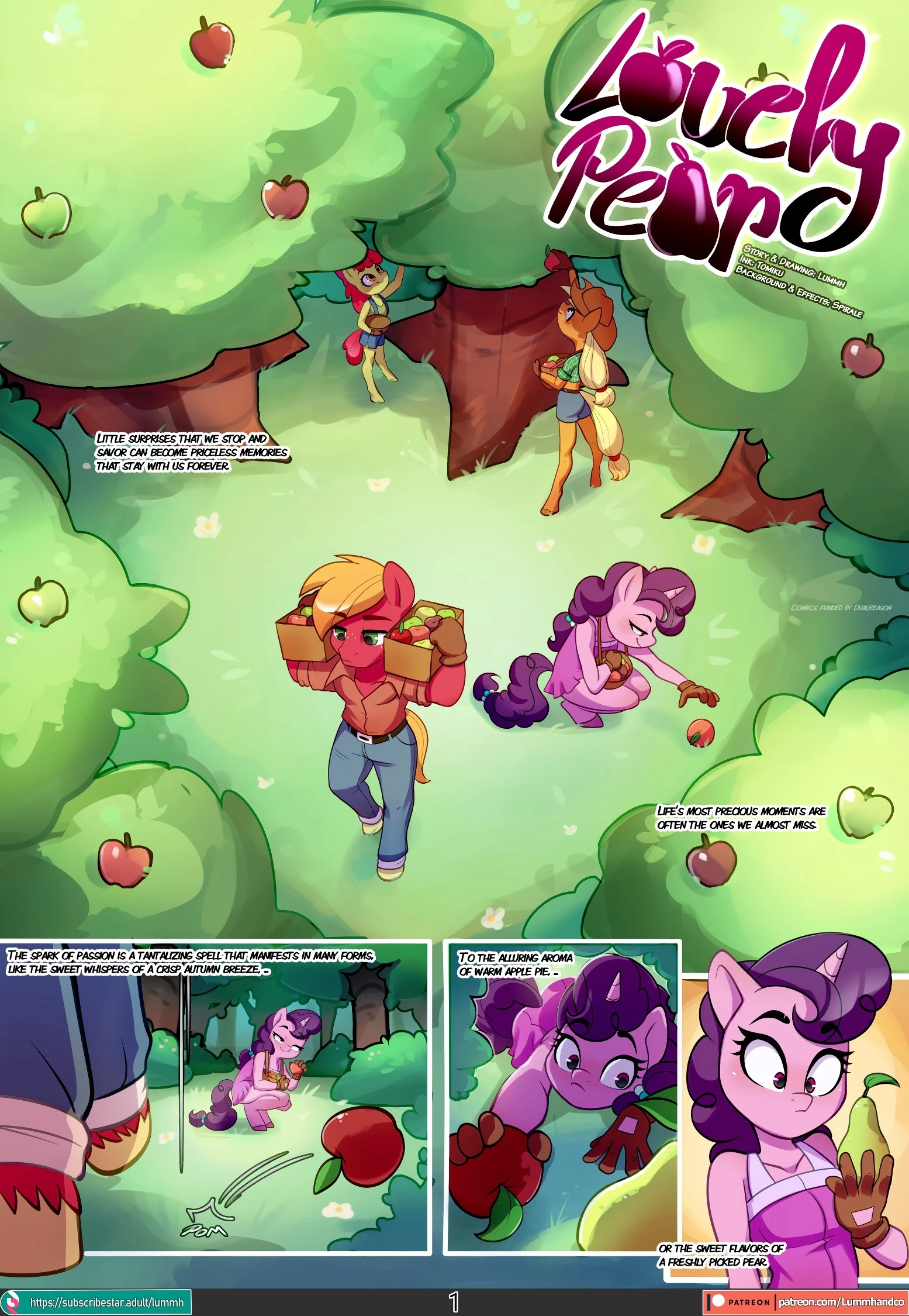 Lovely Pear porn comic picture 1
