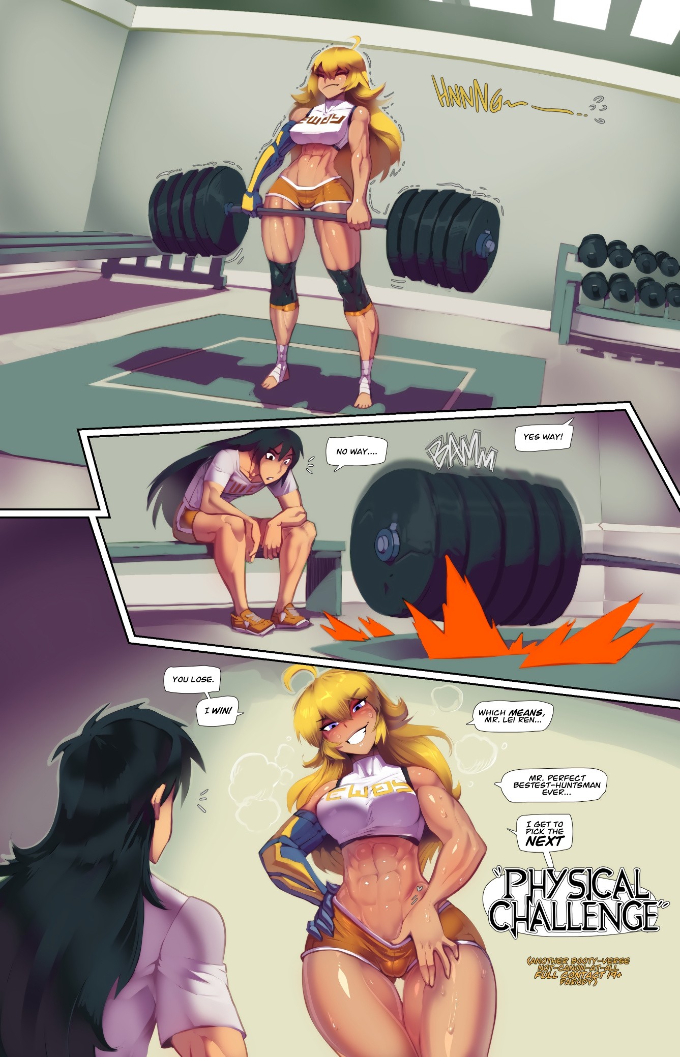 Physical Challenge porn comic picture 1