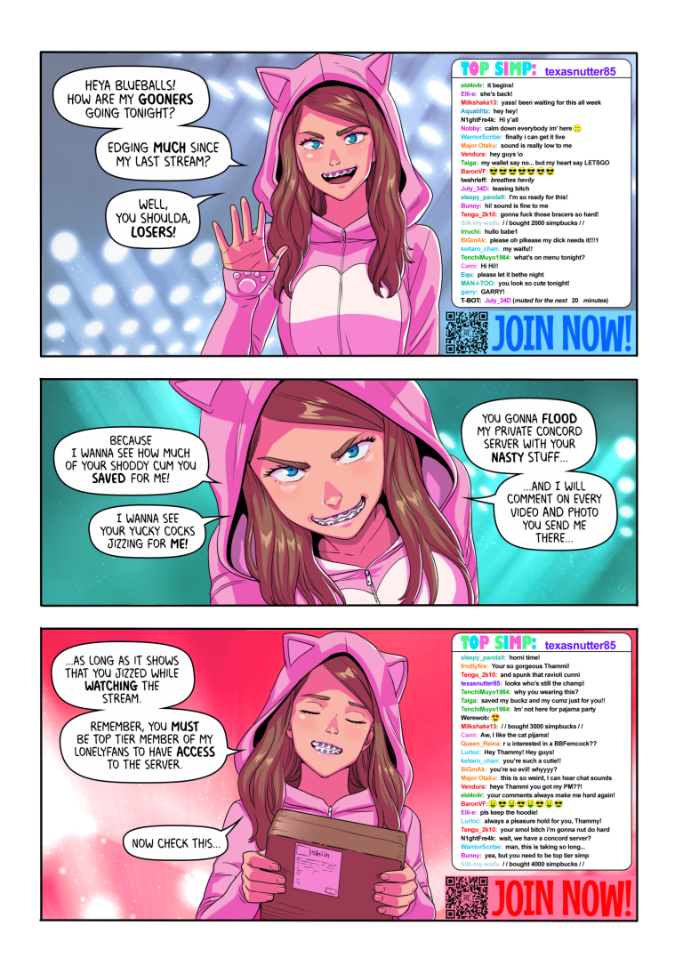 Super Tammy Cam Show porn comic picture 3