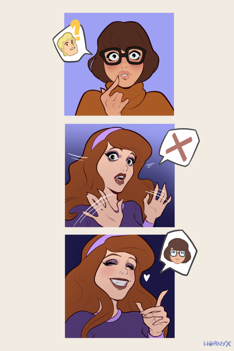 Velma and Daphne's spooky night porn comic picture 3