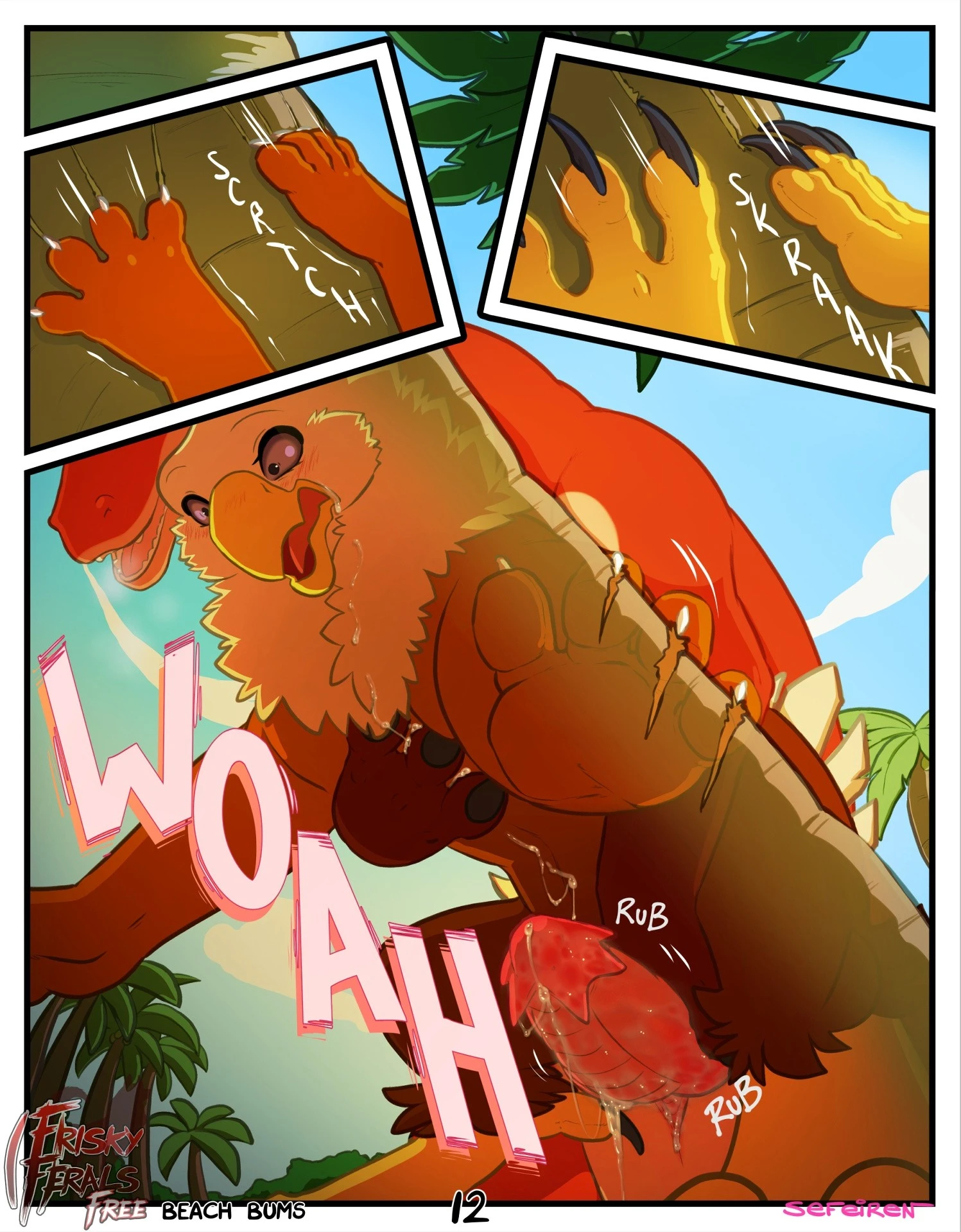 Frisky Ferals - Beach Bums porn comic picture 12