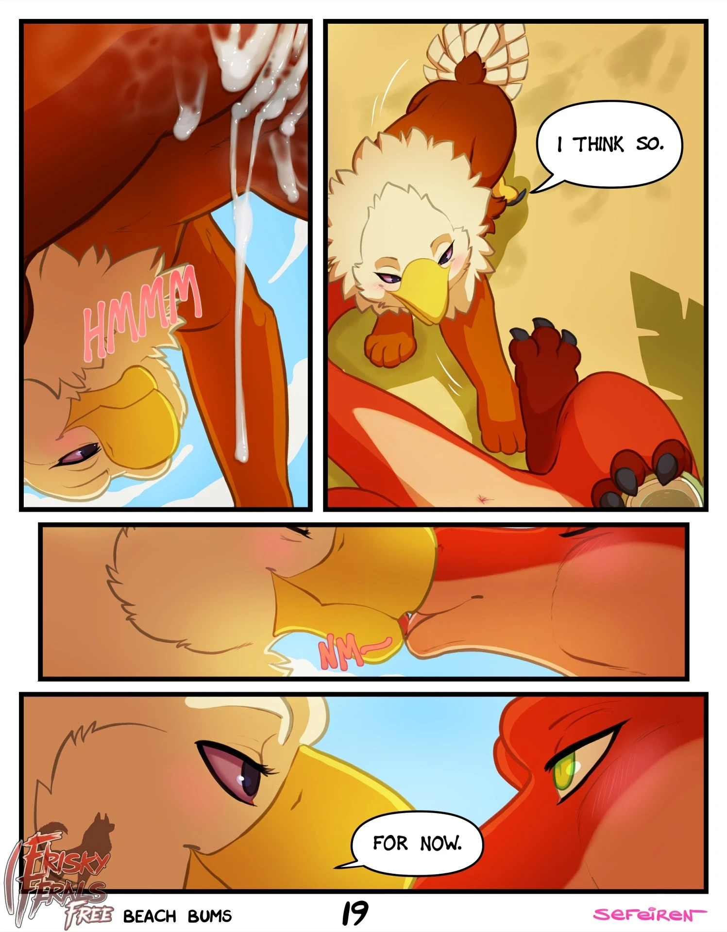 Frisky Ferals - Beach Bums porn comic picture 19