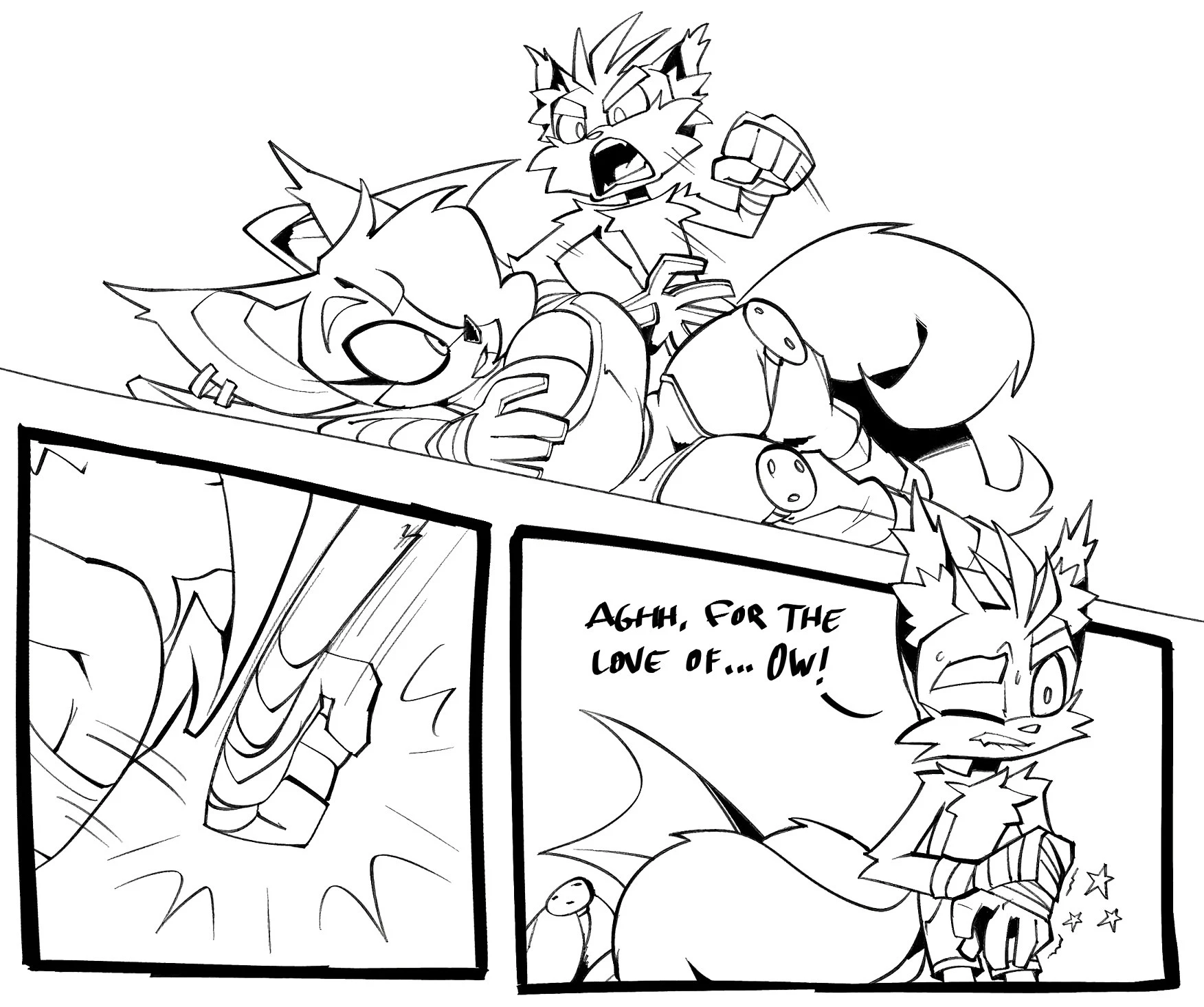 Let Them Fight porn comic picture 23