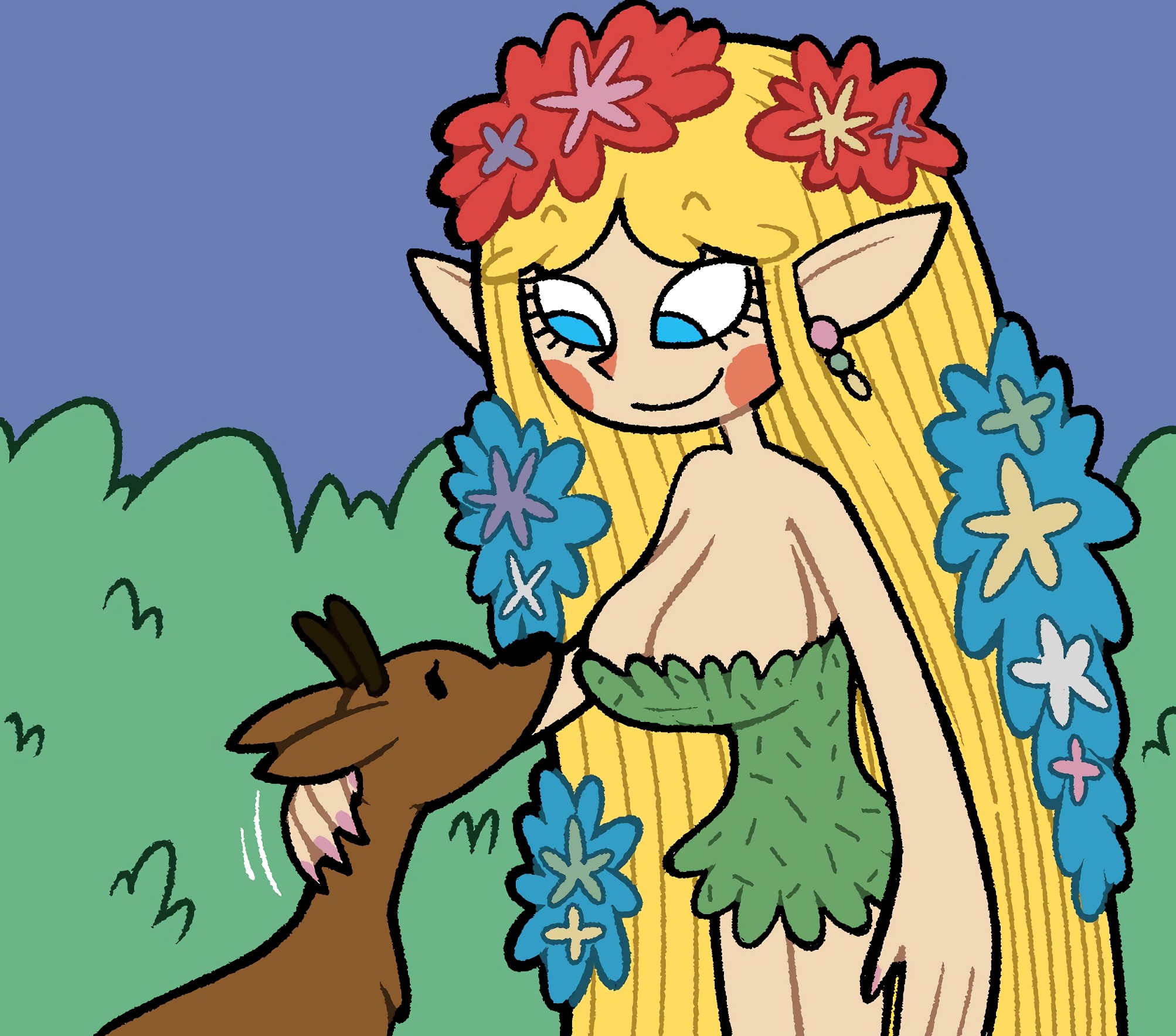 Siohbra the Elf porn comic picture 1