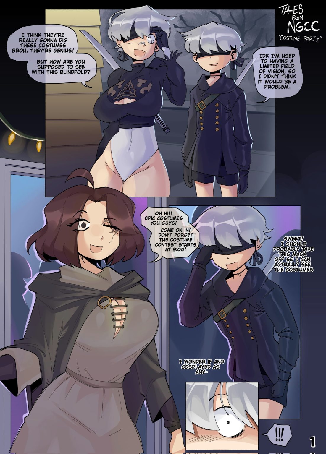 Tales From NGCC: Costume Party porn comic picture 1