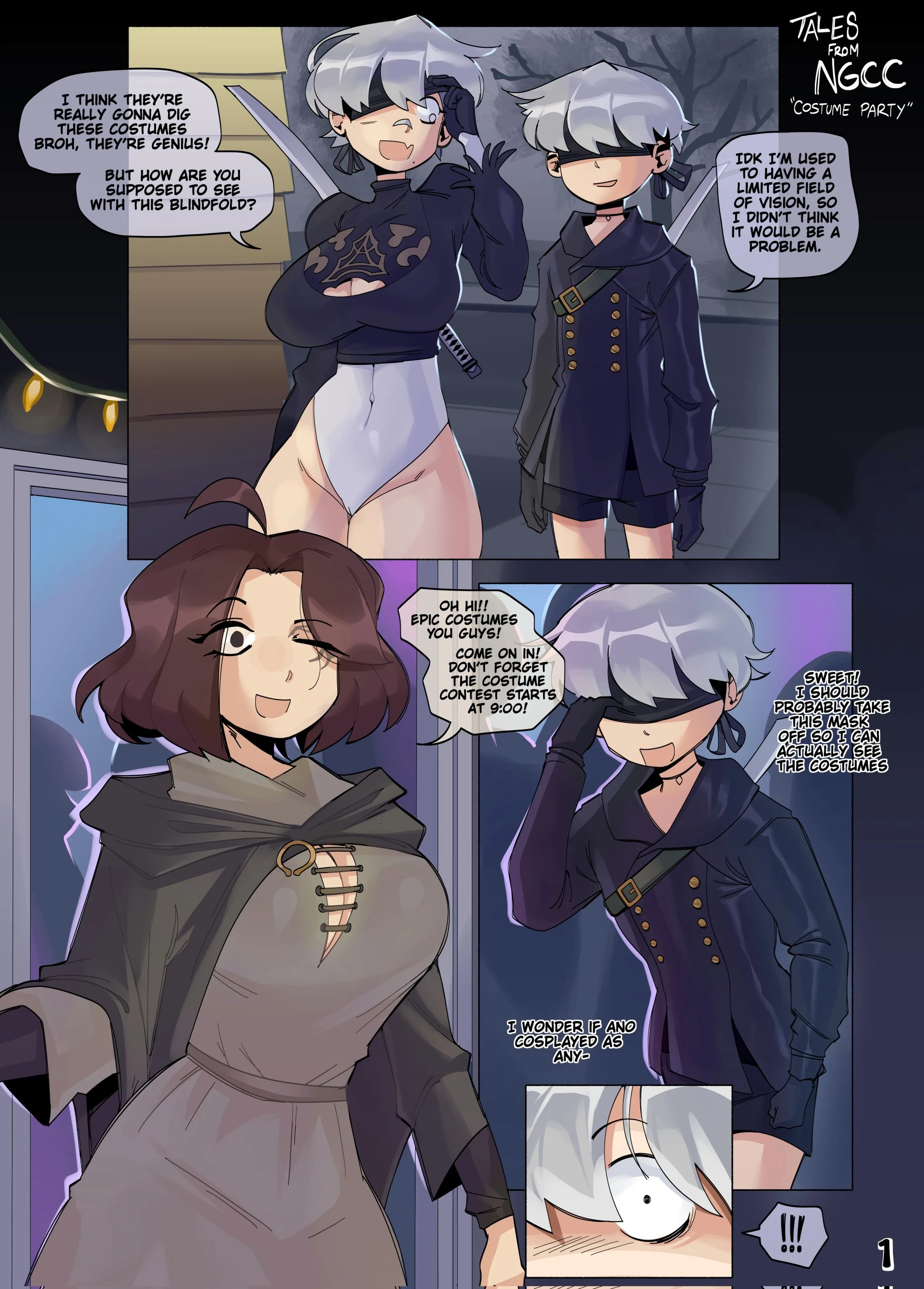 Tales From NGCC: Costume Party porn comic picture 1
