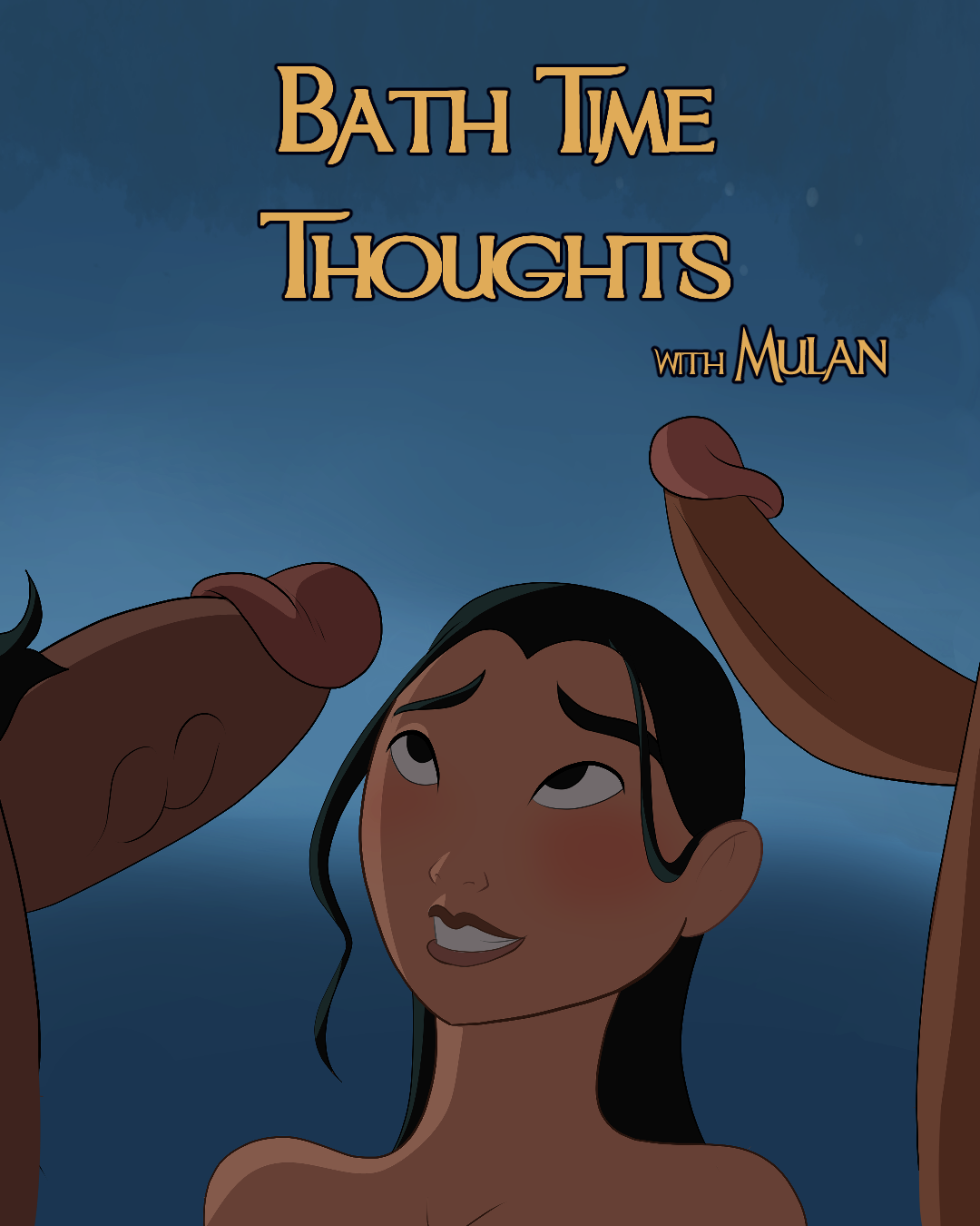 Bath Time Thoughts with Mulan porn comic picture 1