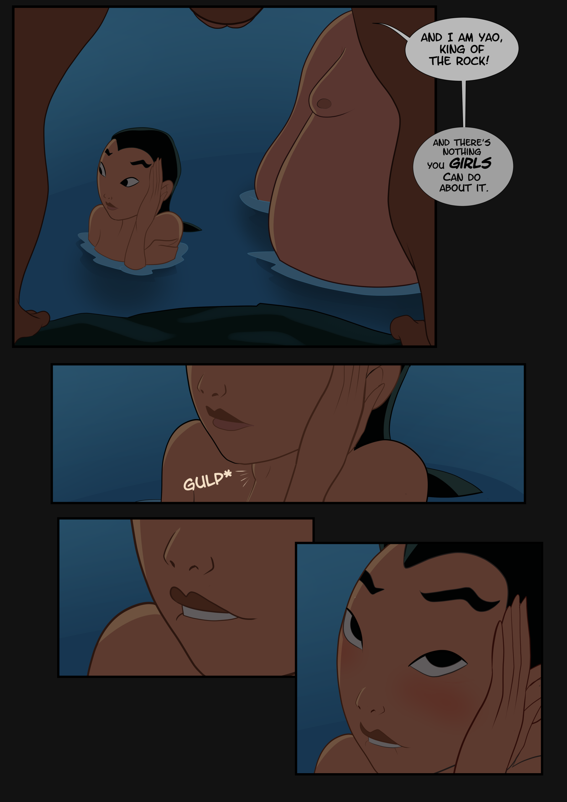 Bath Time Thoughts with Mulan porn comic picture 2