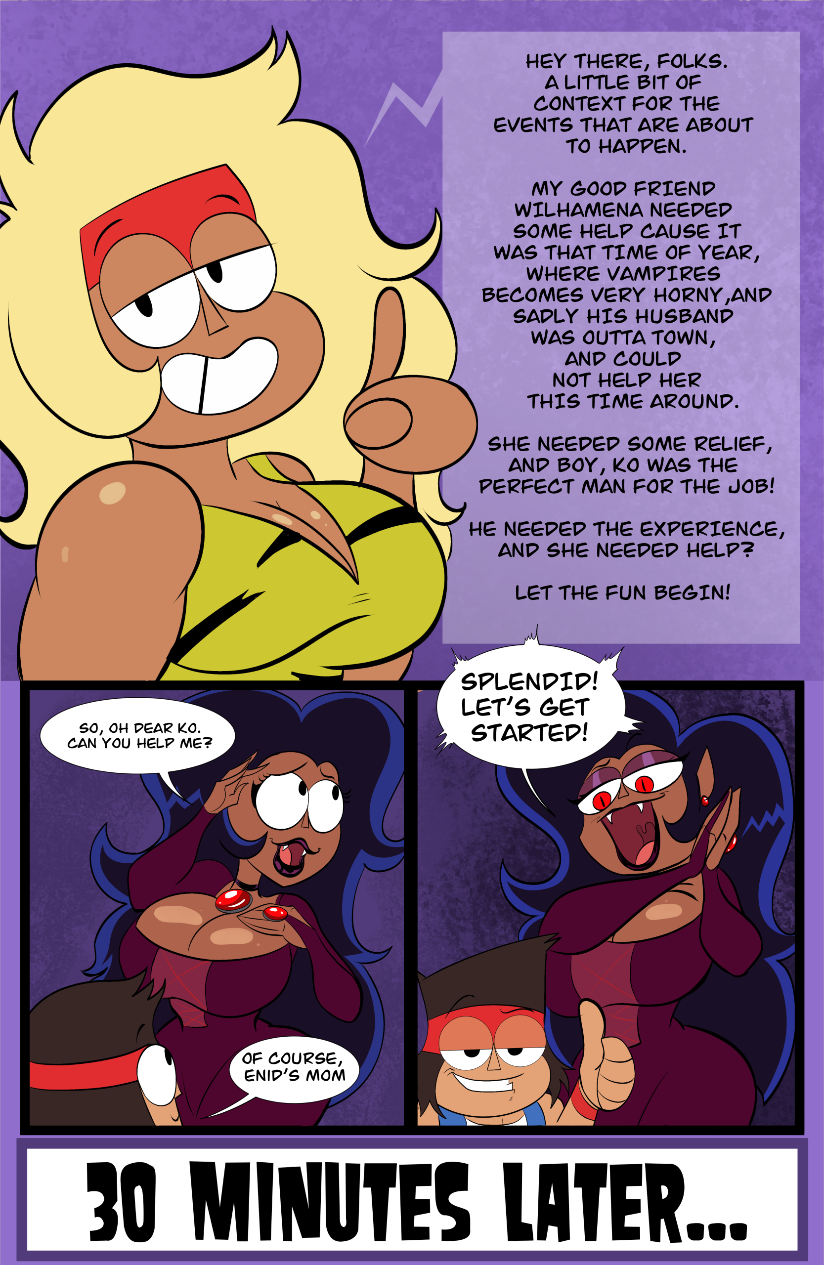 Night of the MILF-Pire porn comic picture 2