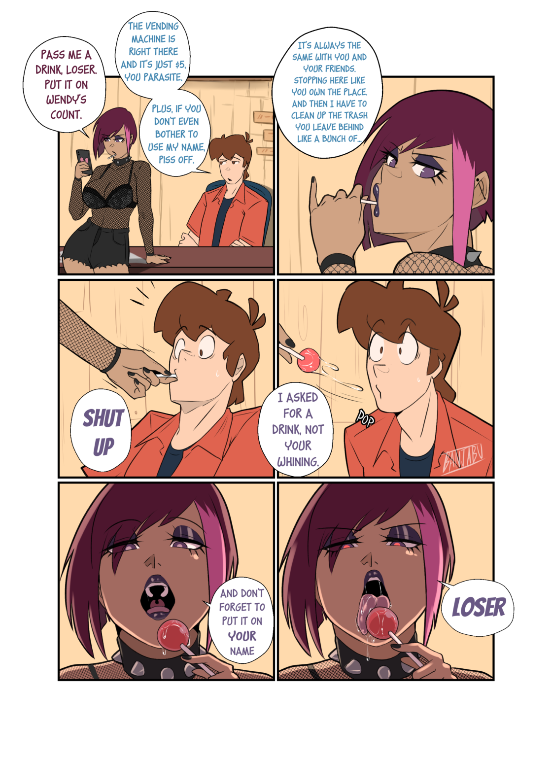 Dipper and Tambry porn comic picture 1