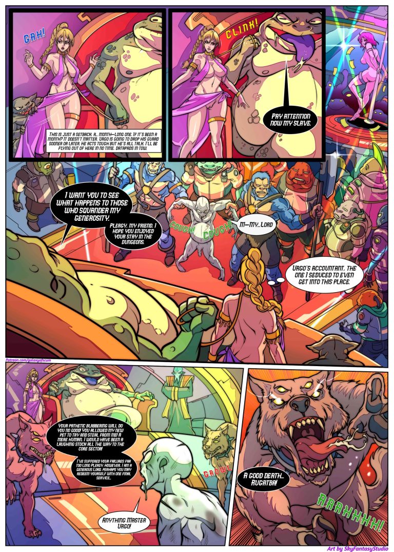 Galaxy of Scum Issue 1: Urgo's Palace porn comic picture 4
