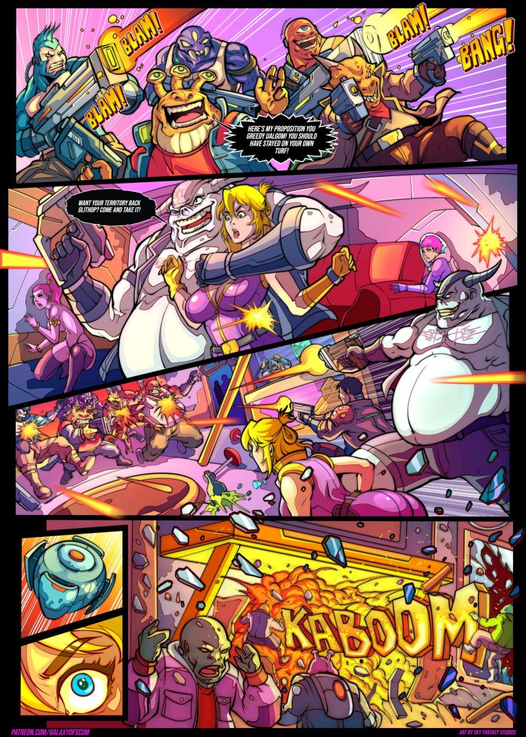 Galaxy of Scum Issue 2: Smuggler's and Bugs porn comic picture 12