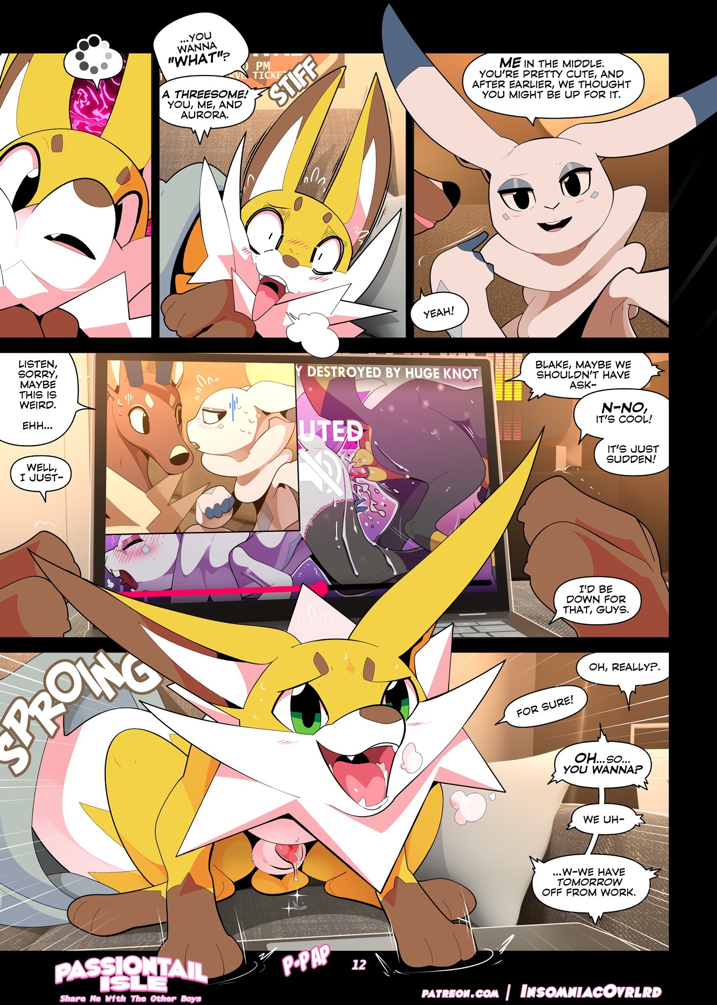 Passiontail Isle: Share Me With The Other Boys porn comic picture 13